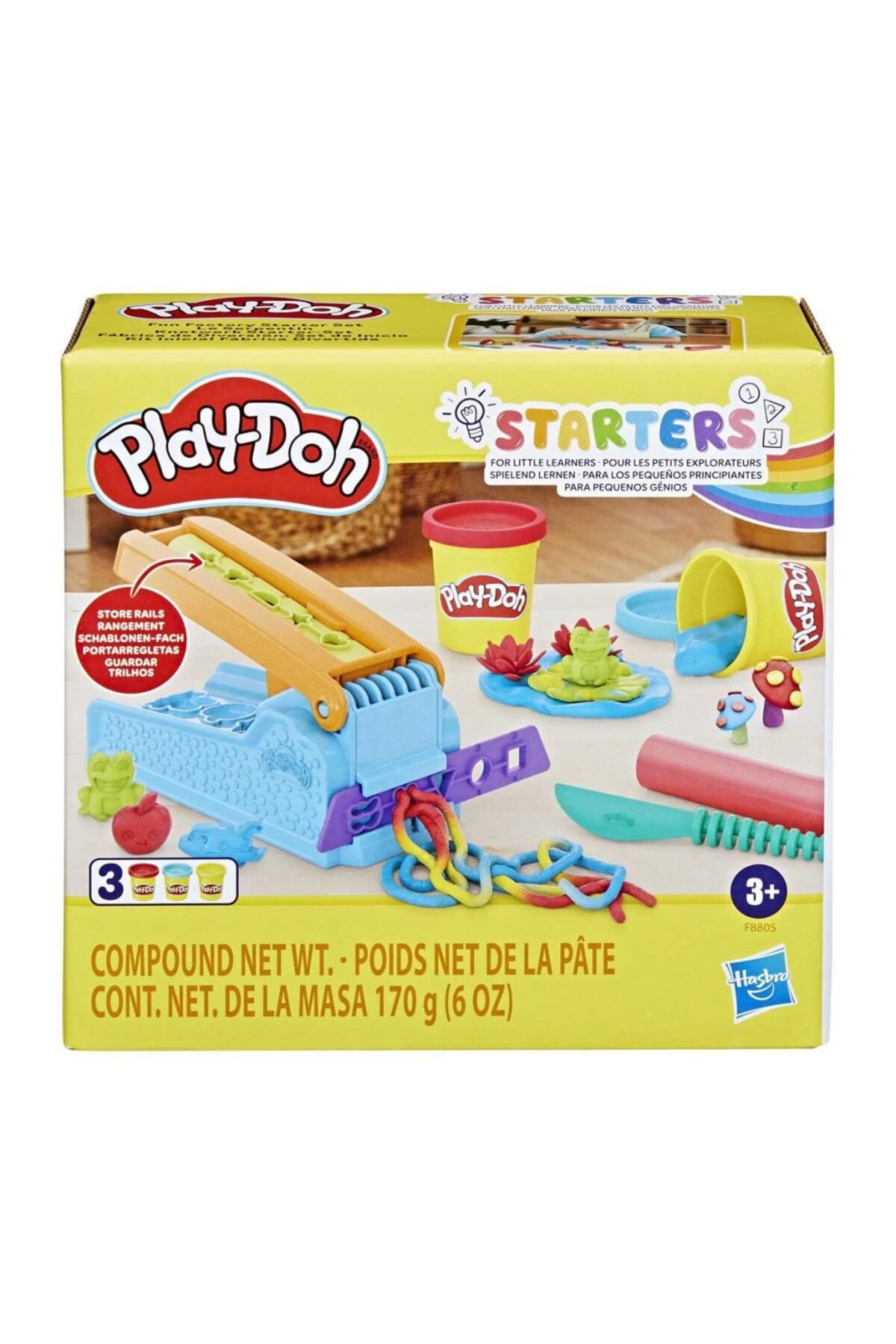 NEZADE STORE Nessi World F8805 Play-Doh Starters Mini Eğlenceli Fabrikası +3 yaş
