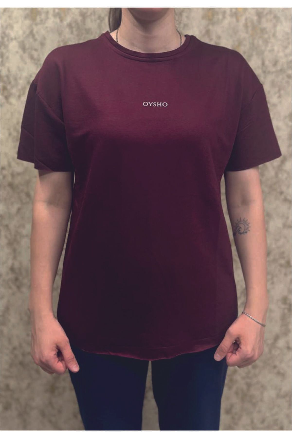 MAK tişört bordo