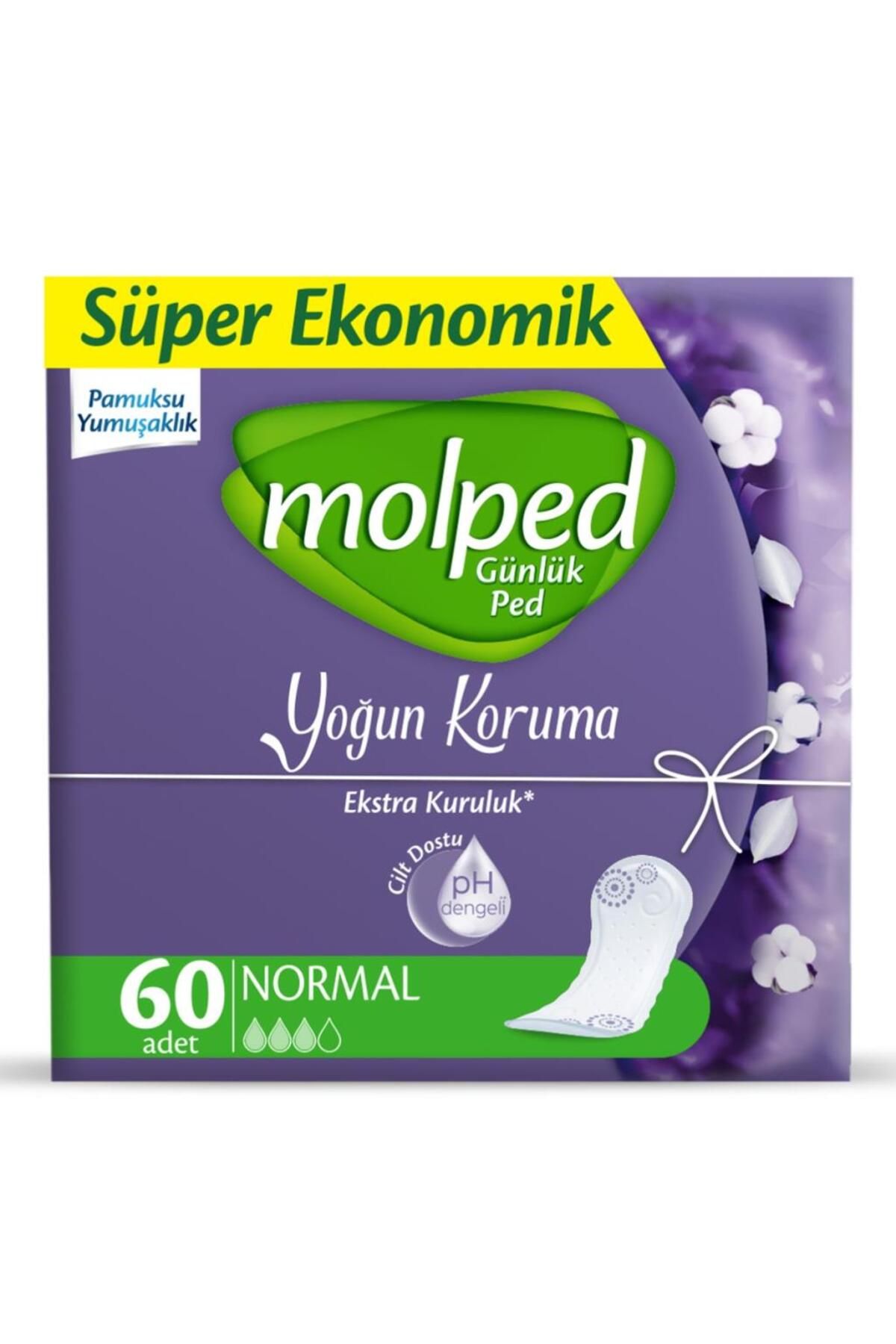 MR RZN STORE Molped Günlük Ped Yoğun Koruma Süper Eko 60 Adet