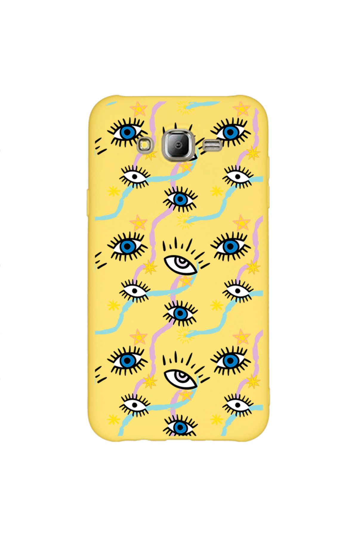Royaleks Samsung J7 2015 Lansman Kılıf - Eyes