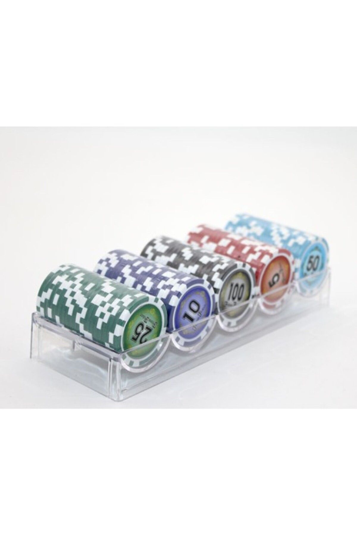Mu Art Ahşap 100 Chip Poker