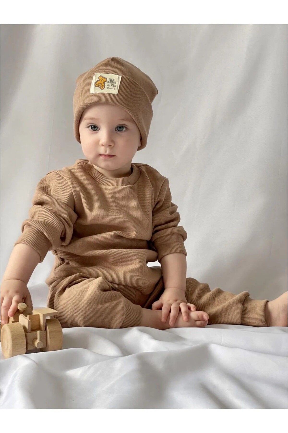 Bulut Baby Pamuk Bereli Bebek 3'lü Takım