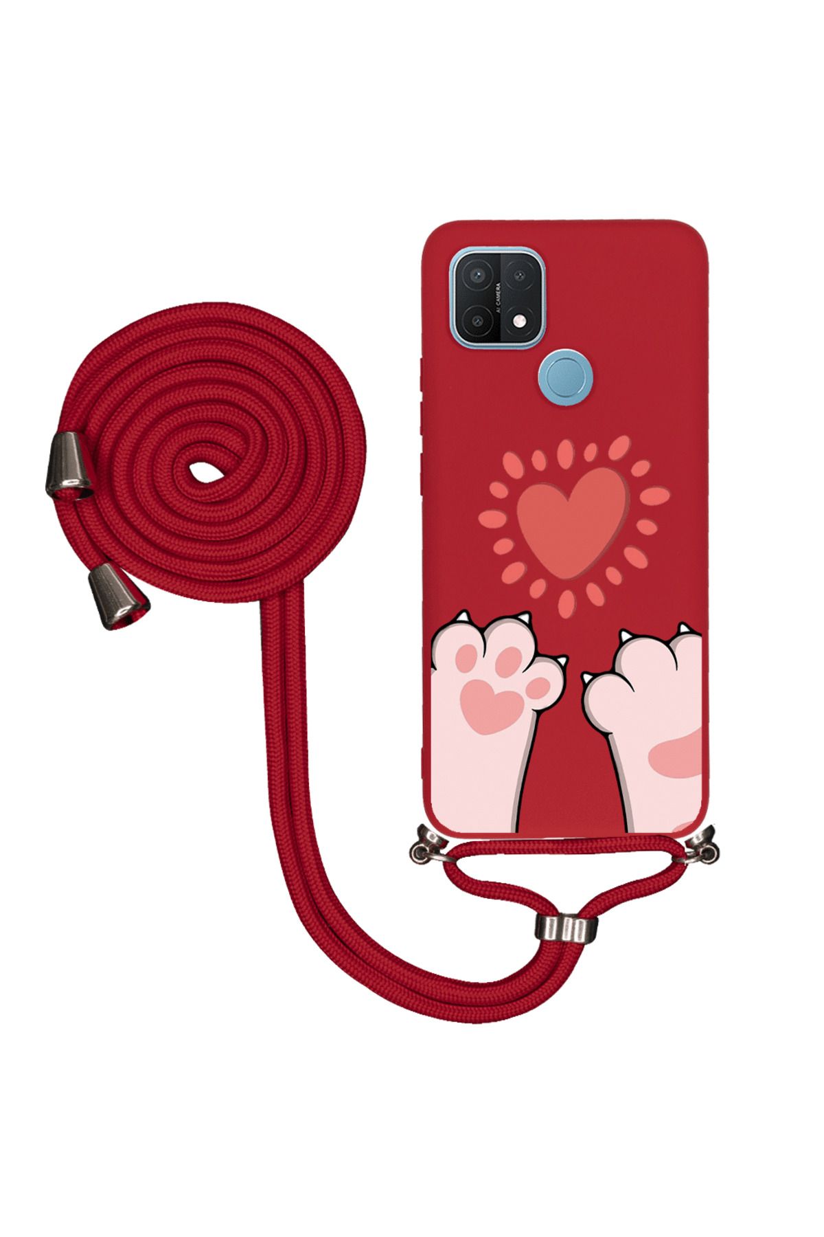 Royaleks Oppo A15 İpli Lansman Kılıf - Pati