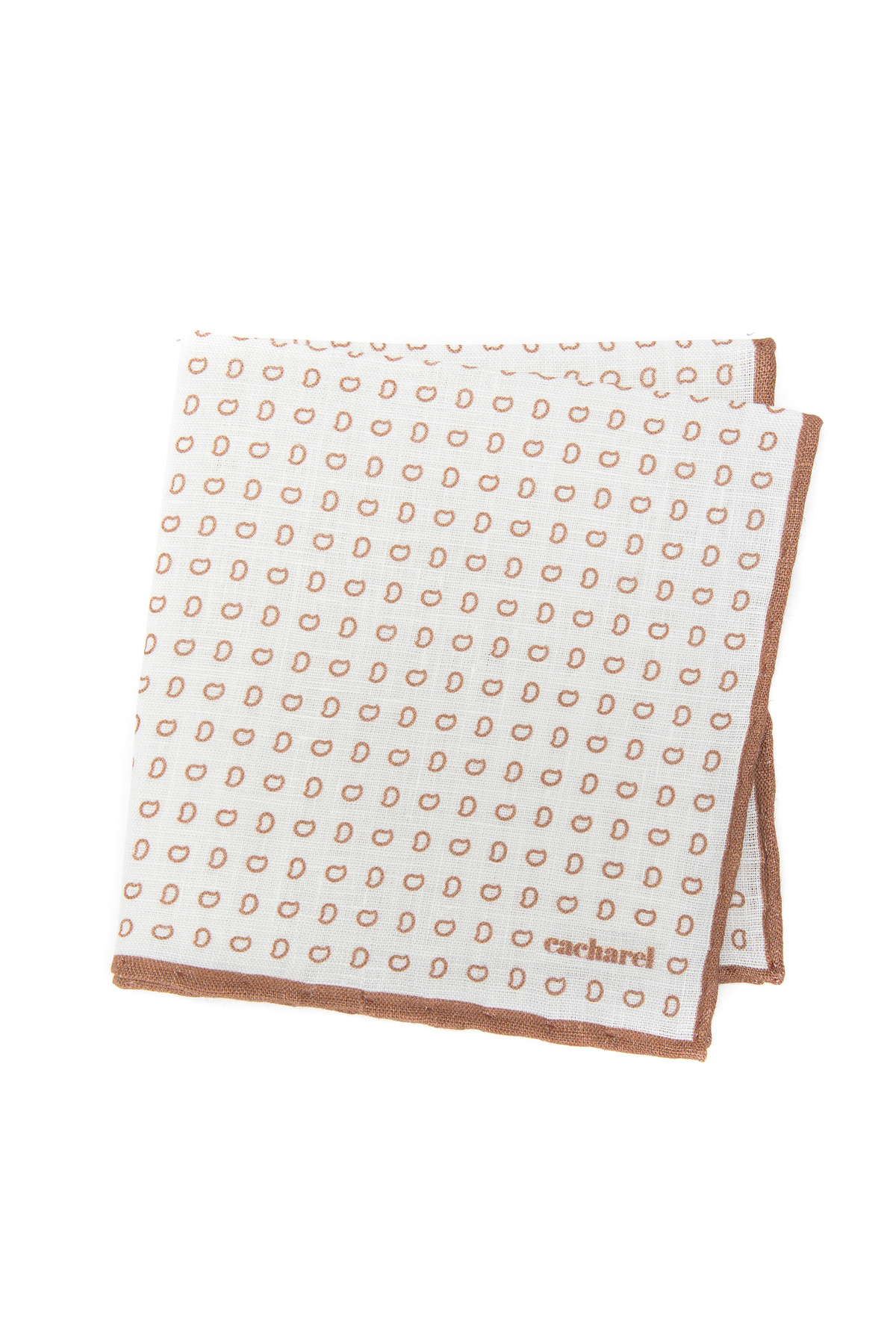 دستمال کتانی قهوه‌ای برند کاشارل کد:(50274271-400) Cacharel