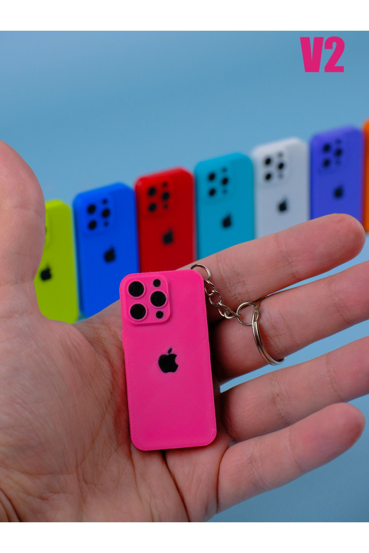 printastic iPhone 16 Pro Uyumlu Anahtarlık
