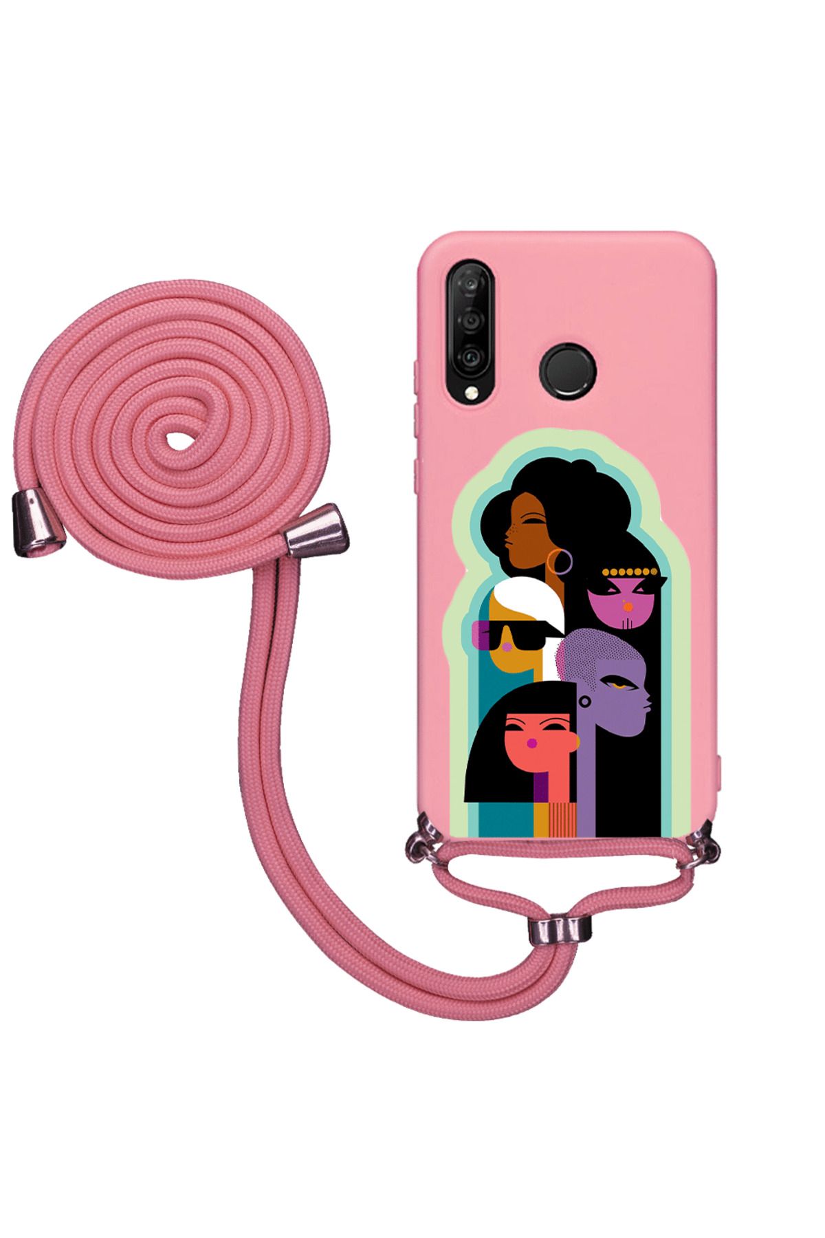 Royaleks Huawei P30 Lite İpli Lansman Kılıf - Art