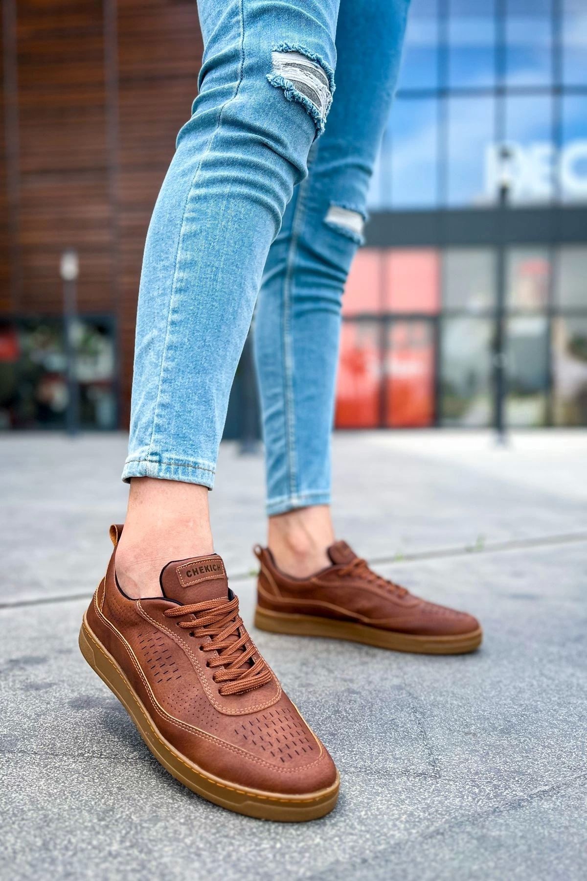 Nateli CH157 CKT Retro Erkek Ayakkabı TABA