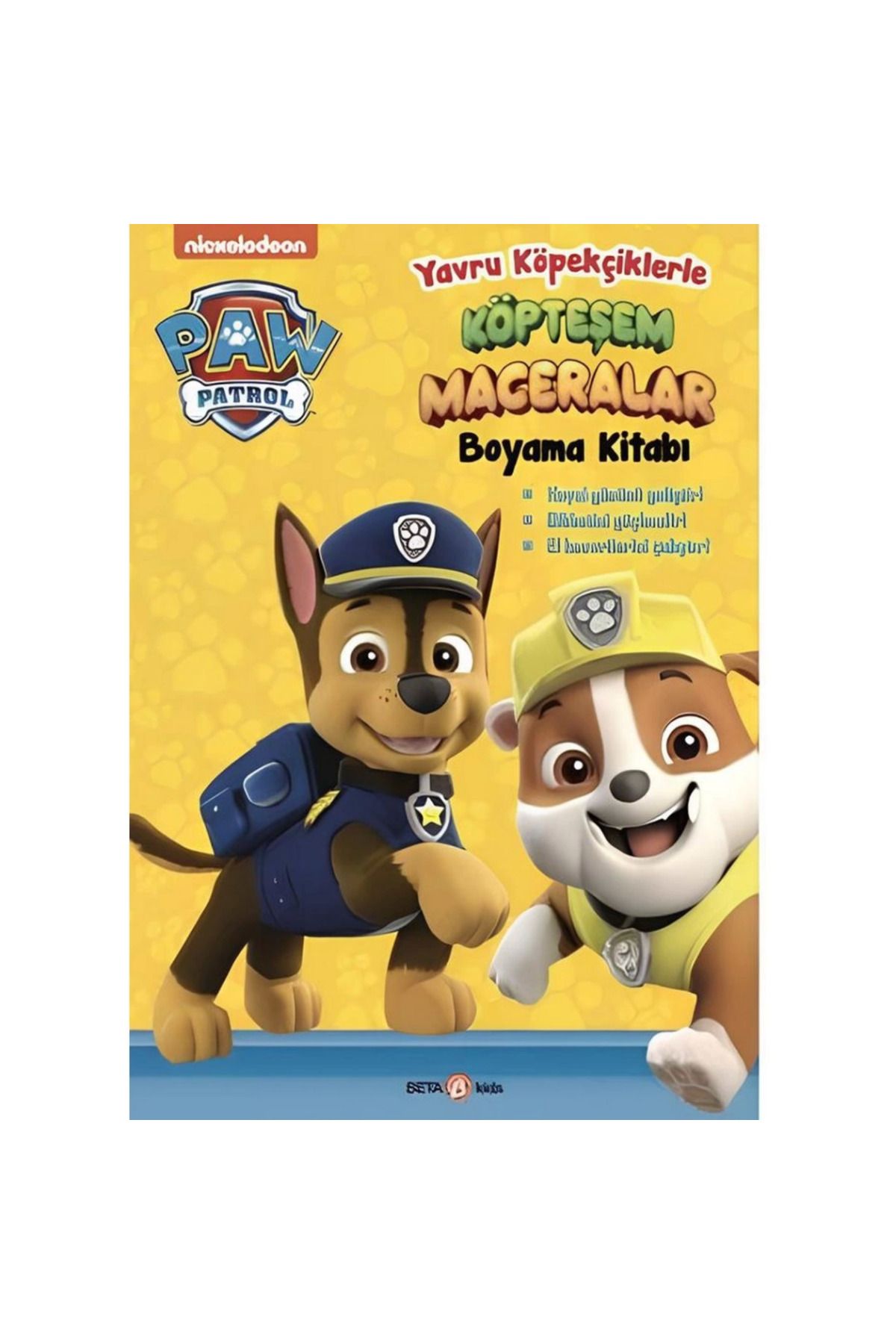 NW NessiWorld Nessiworld Paw Patrol Köpteşem Maceralar Boyama Kitabı