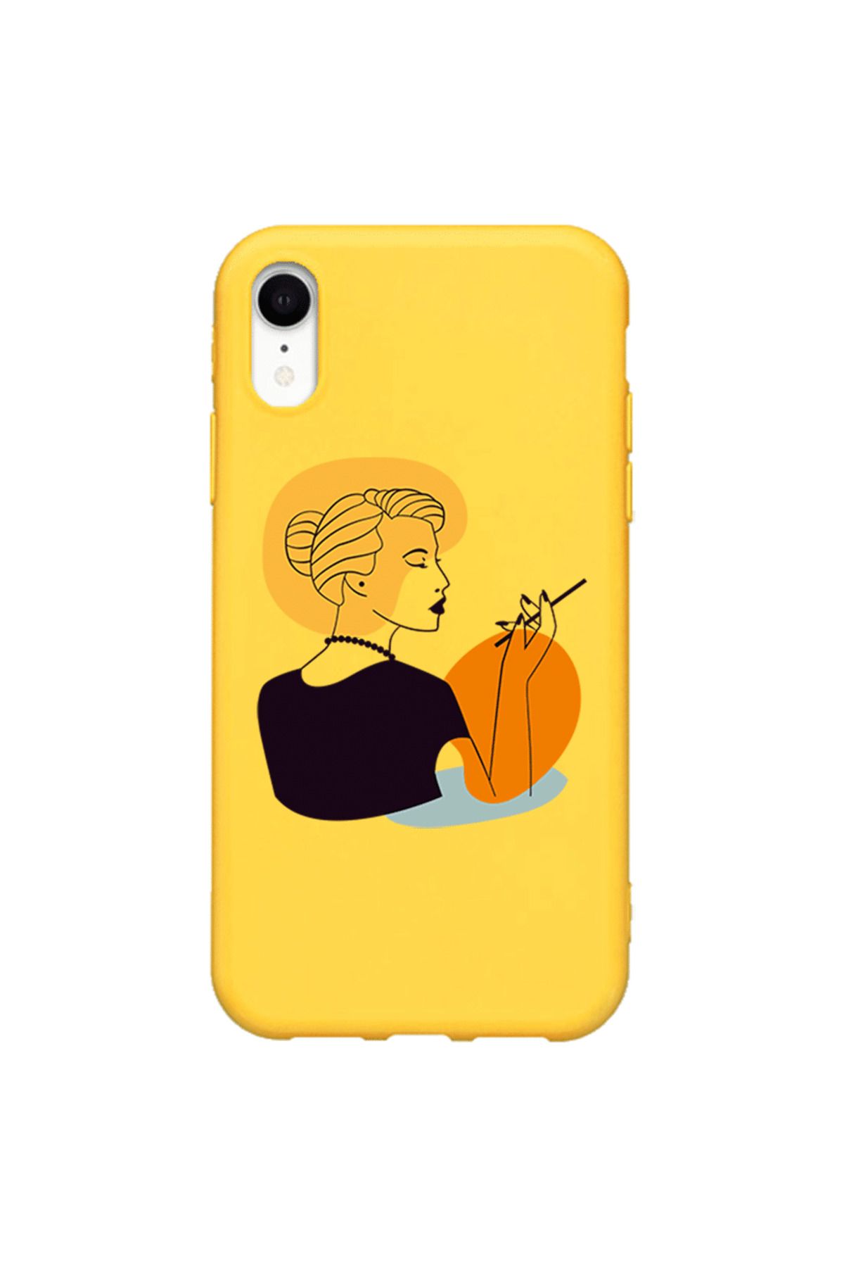 Royaleks iPhone XR Lansman Kılıf - Art Woman 2