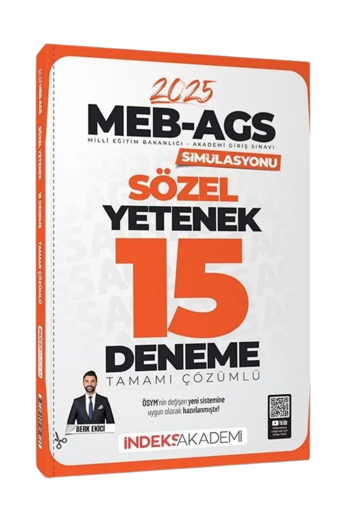 İndeks Akademi 2025 MEB-AGS Simülasyonu Sözel Yetenek Tamamı Çözümlü 15 Deneme-Berk Ekici