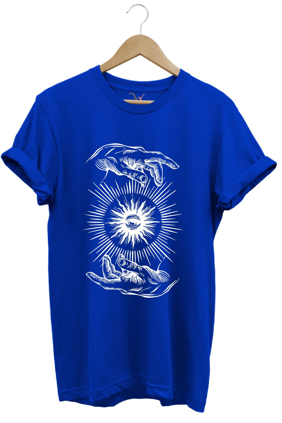 onsrawear Yaratılış Temalı %100 Pamuk Basic T-shirt