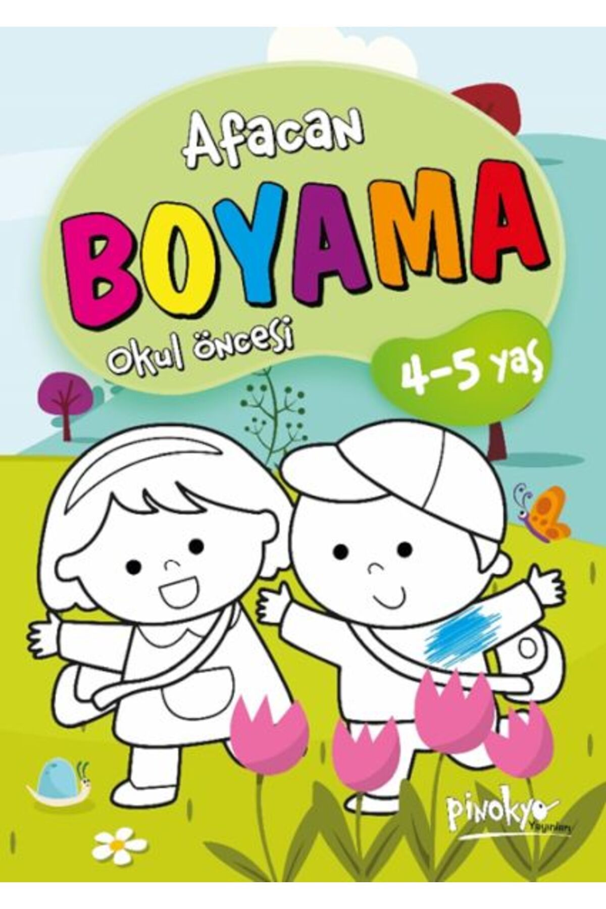 Pinokyo Yayınları Afacan Boyama Okul Öncesi 4-5 Yaş