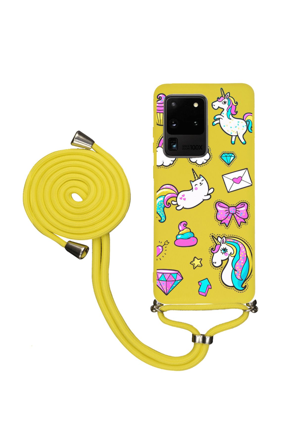 Royaleks Samsung S20 Ultra İpli Lansman Kılıf - Unicorns Blank