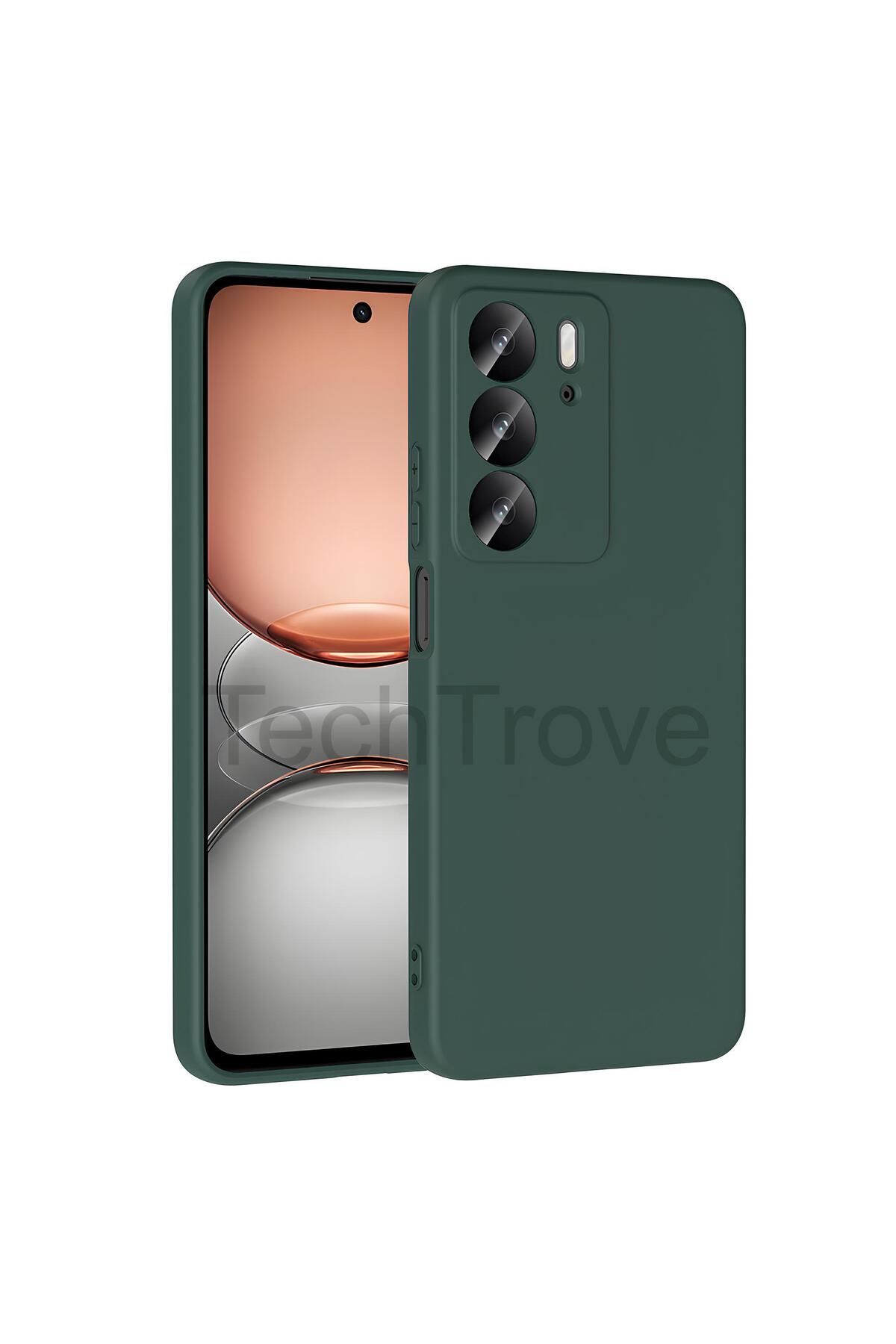 TechTrove Realme C75 Kılıf İçi Kadife Süet Tasarımlı Kamera Korumalı Renkli Silikon Kapak
