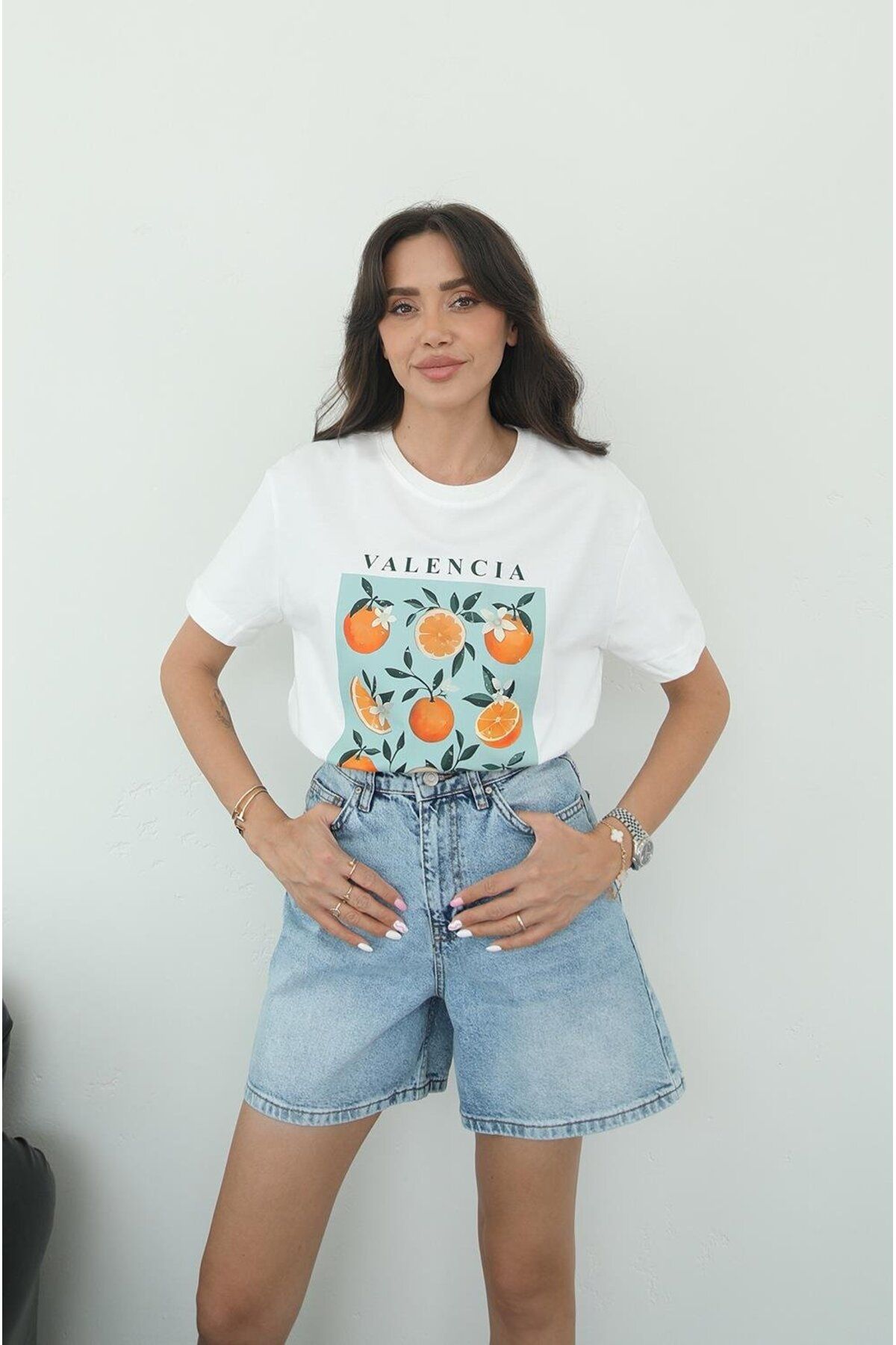 Havoş Valencia Spain Baskılı Tişört