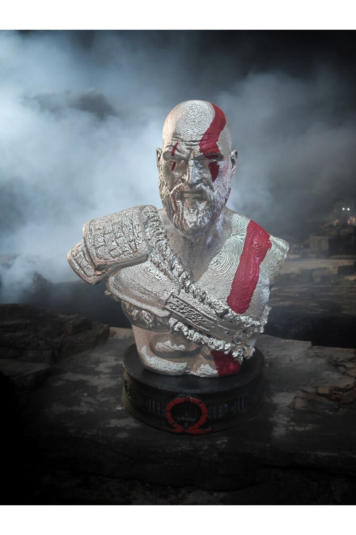 NocheLuz God Of War Kratos Büst Figür