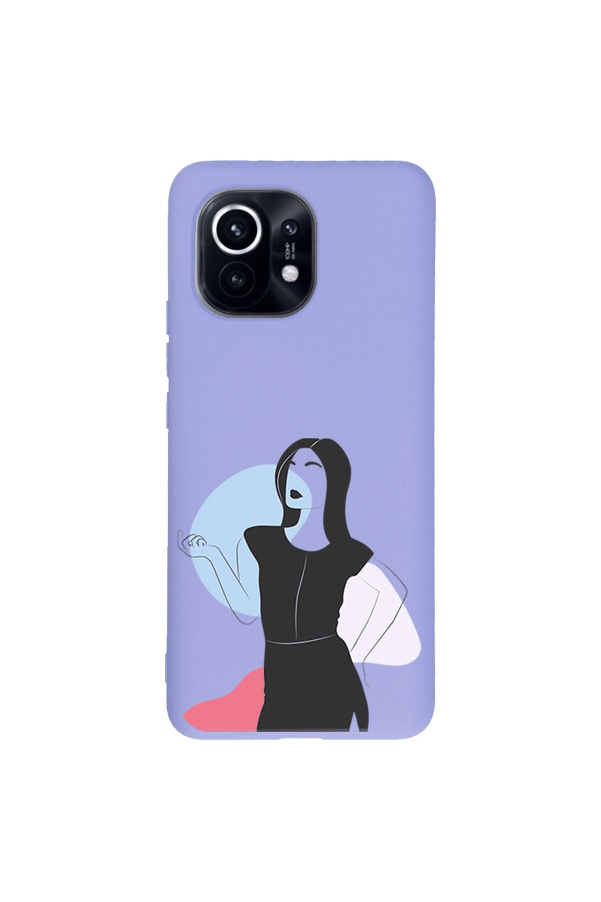 Royaleks Xiaomi Mi 11 Lansman Kılıf - Art Woman 1