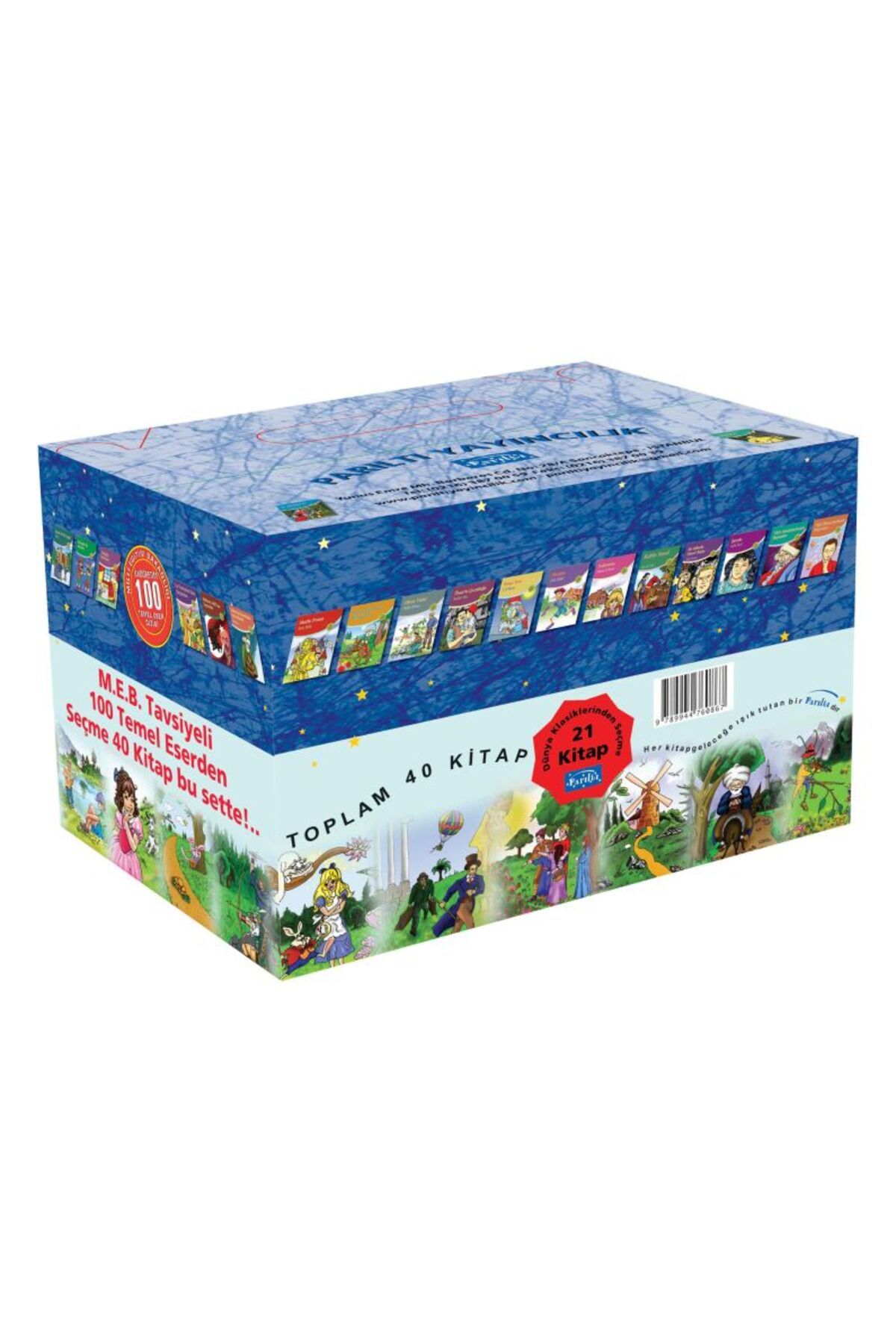 Parıltı Yayınları 100 Temel Eser Seti (40 Kitap Takım Kutulu)