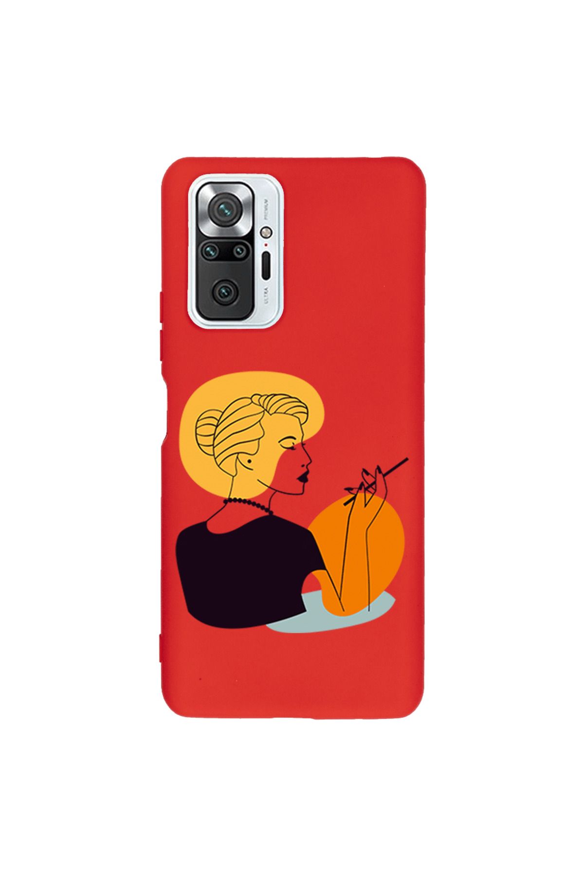 Royaleks Xiaomi Redmi Note 10 Pro Max Lansman Kılıf - Art Woman 2