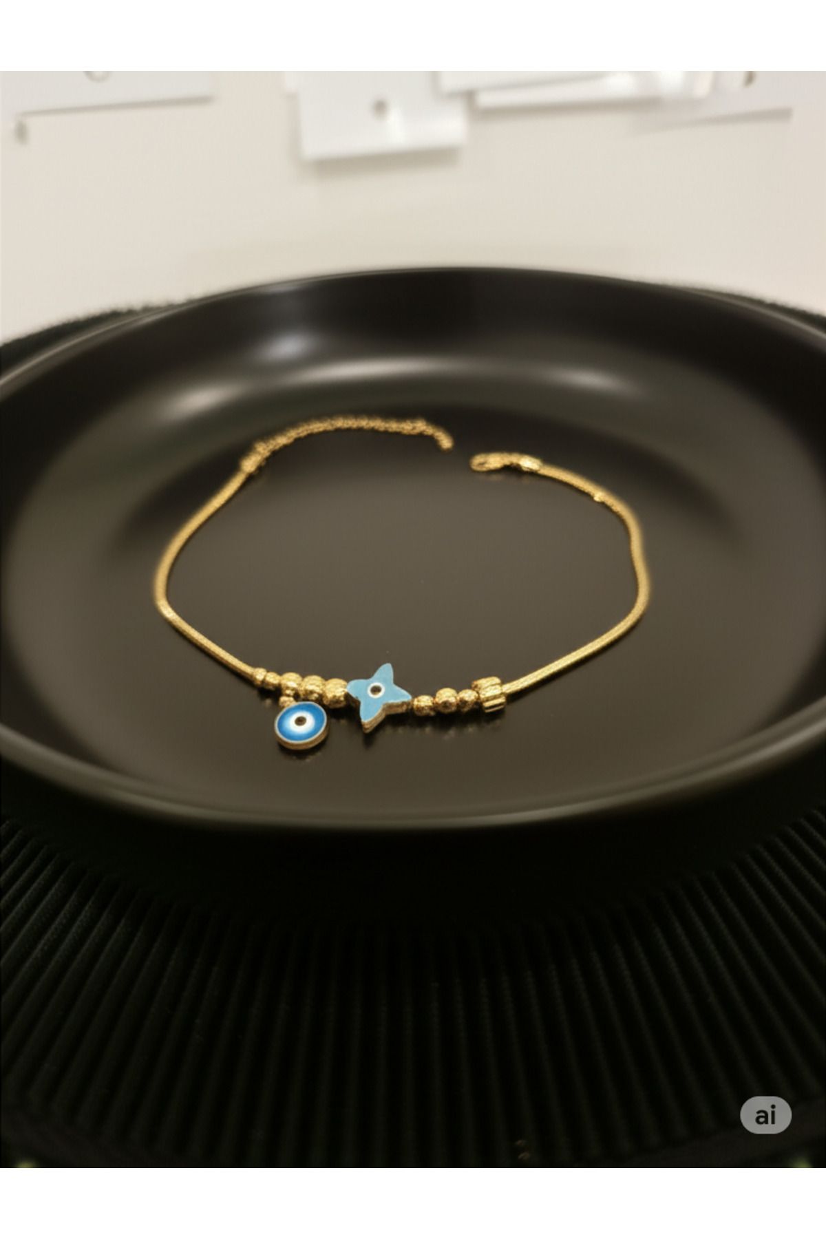 Ata Çelik bileklik 316 L Gold