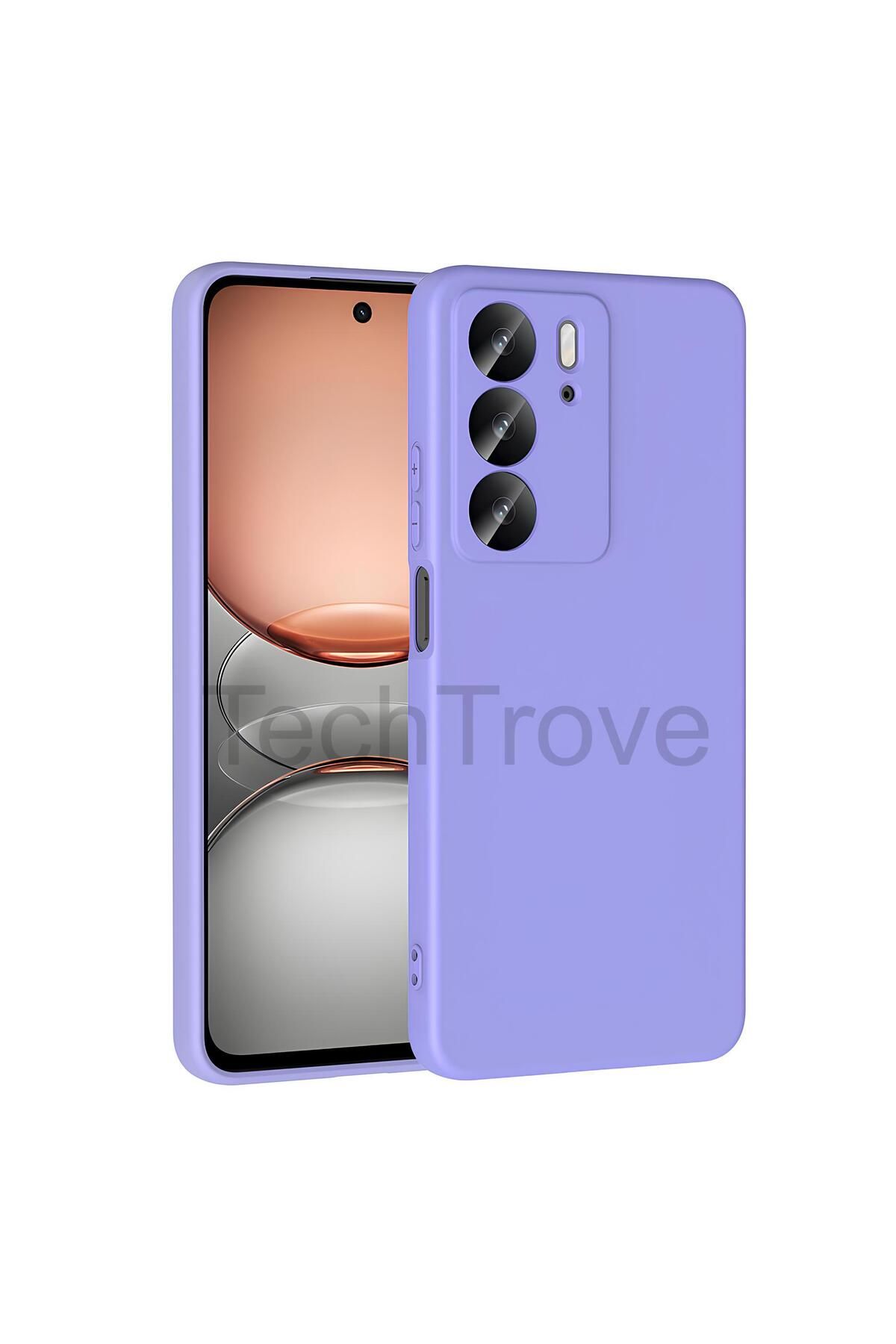 TechTrove Realme C75 Kılıf İçi Kadife Süet Tasarımlı Kamera Korumalı Renkli Silikon Kapak
