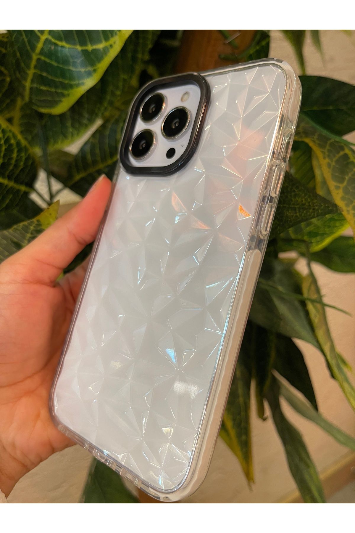 RİZVO Iphone 14 PRO MAX Uyumlu Impact Serisi Lüks Darbe Emici Kaymaz Esnek Silikon Şeffaf Kılıf