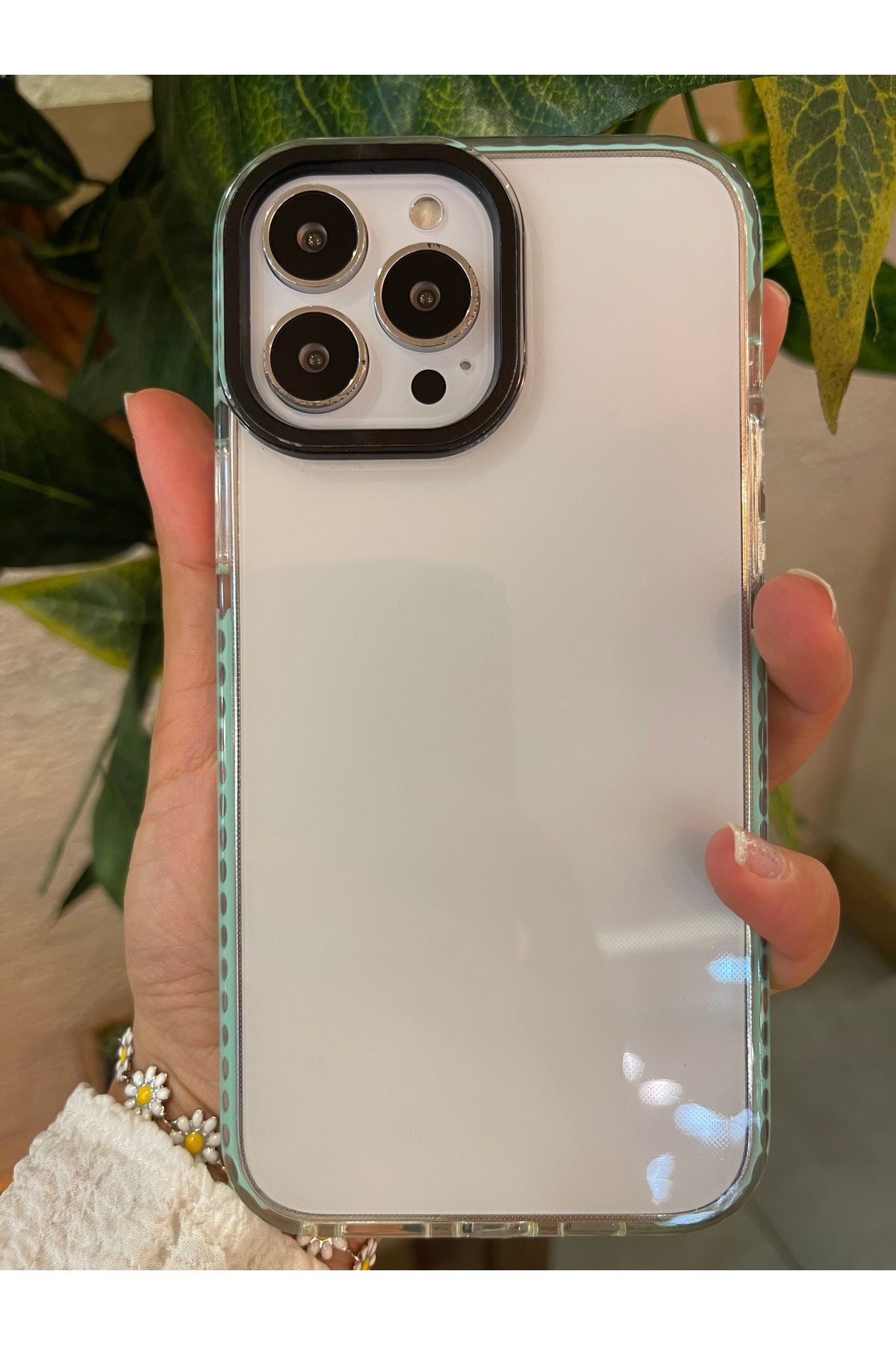 RİZVO Iphone 14 PRO Uyumlu Impact Serisi Lüks Darbe Emici Kaymaz Esnek Silikon Şeffaf Kılıf
