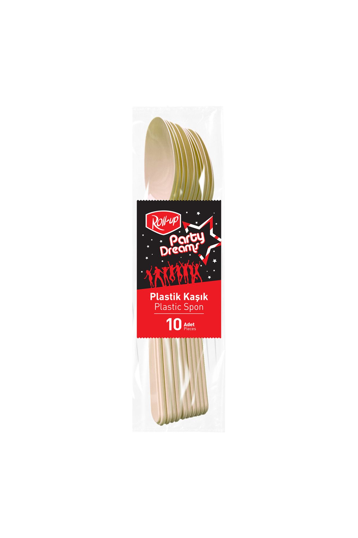 Roll-Up Party Dreams Kaşık Krem 10'lu