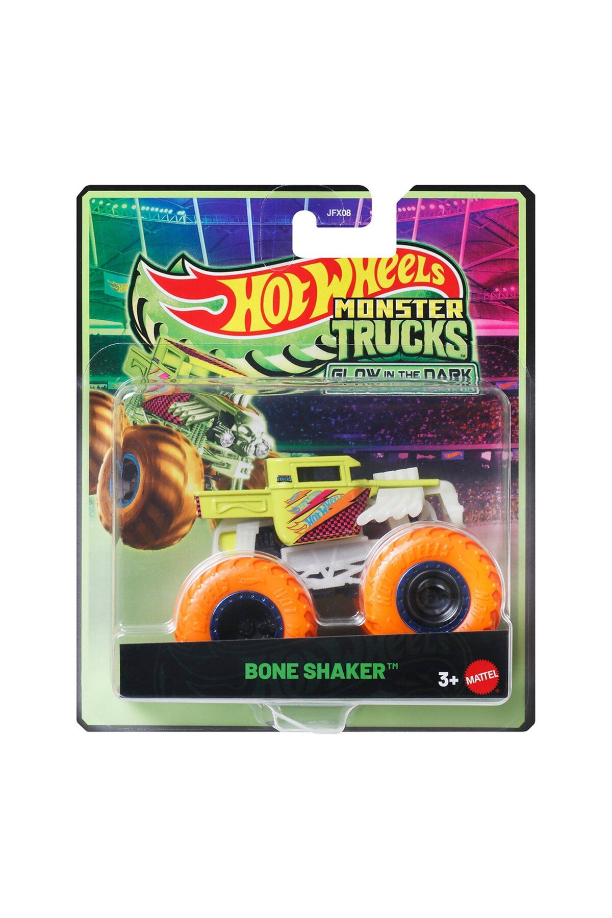 HOT WHEELS Monster Truck Karanlıkta Parlayan Araç