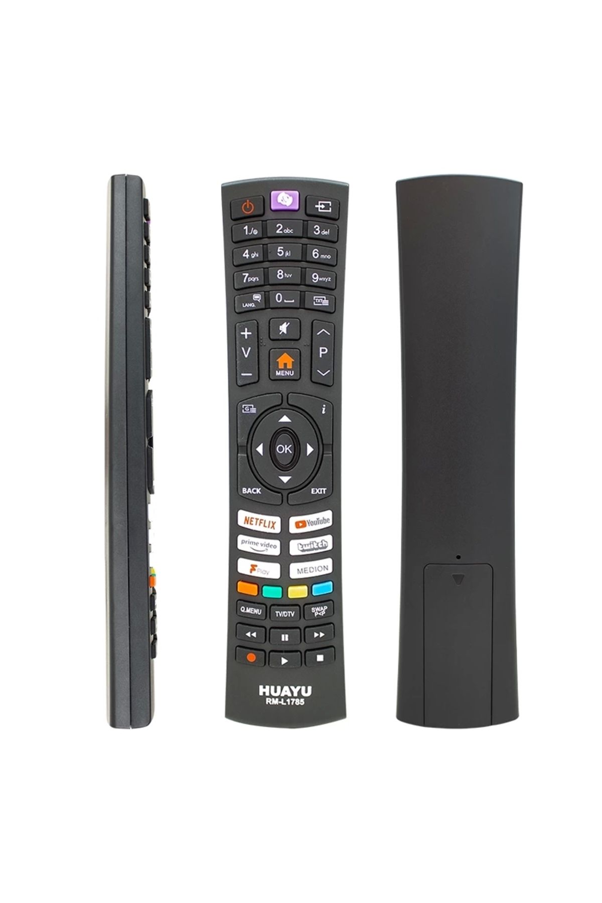 Miravm Huayu Kl Vestel Rm-l1785 Netflıx-youtube-prıme Vıdeo Tuşlu Unıversal Lcd Led Tv Kumanda (4172)