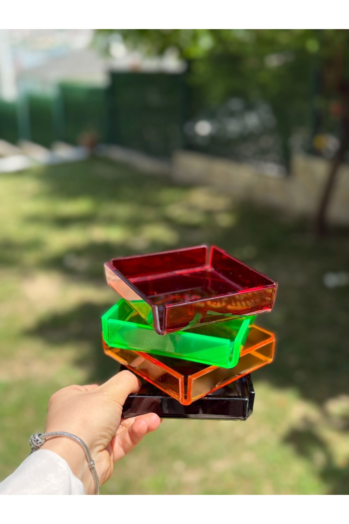 HİD DESIGN Neon Pleksi Çerezlik 4’lü Set