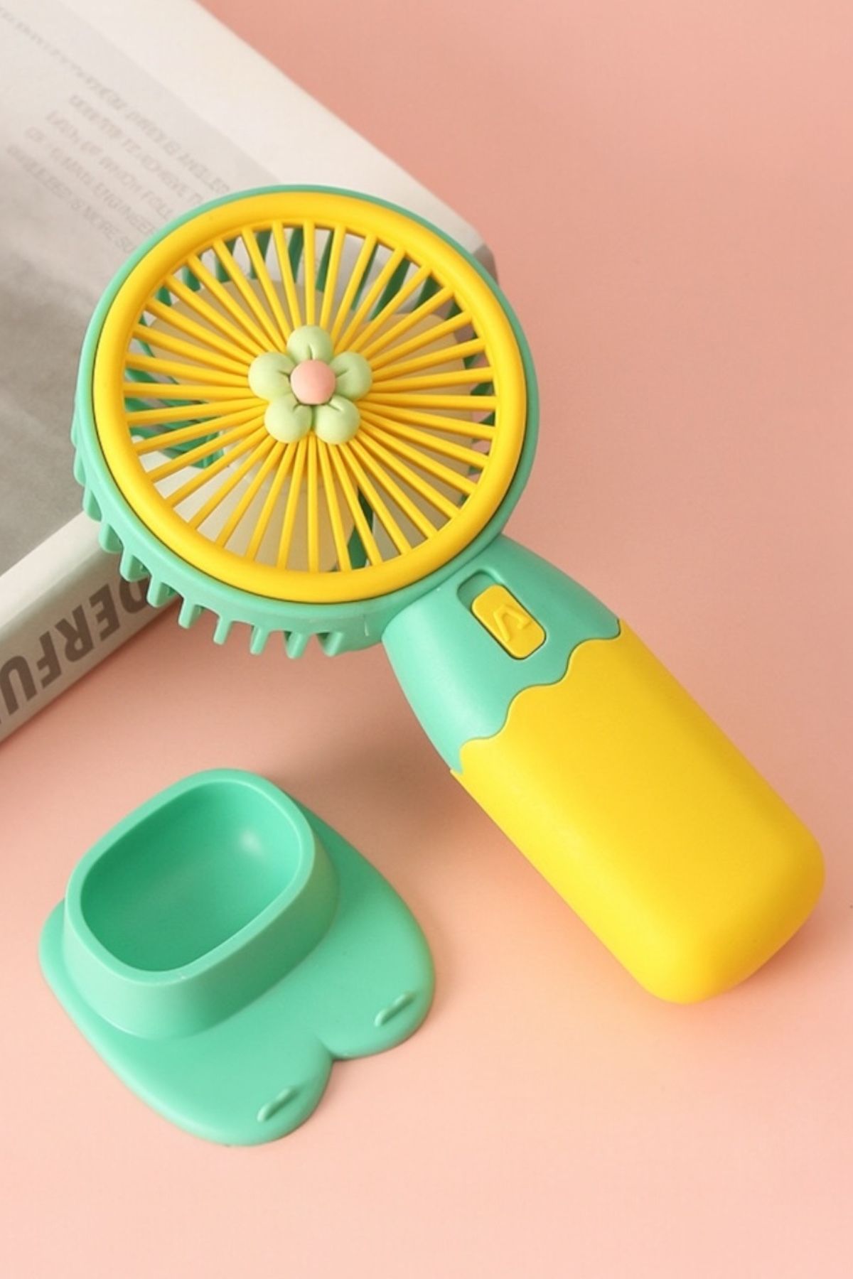 Wexta Taşınabilir Mini Fan Soğutucu Masa Üstü Vantilatör Usb Şarjlı Pratik