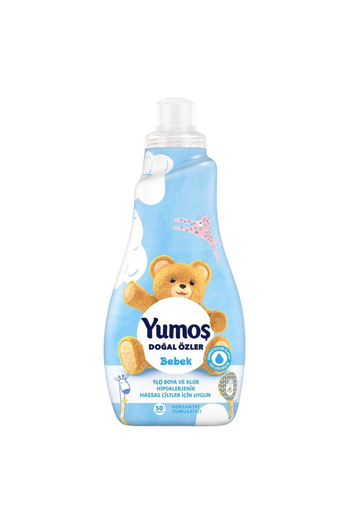 Yumoş Yumoş Çamaşır Yumuşatıcısı Doğal Özler Bebek 50 Yıkama 1200 Ml