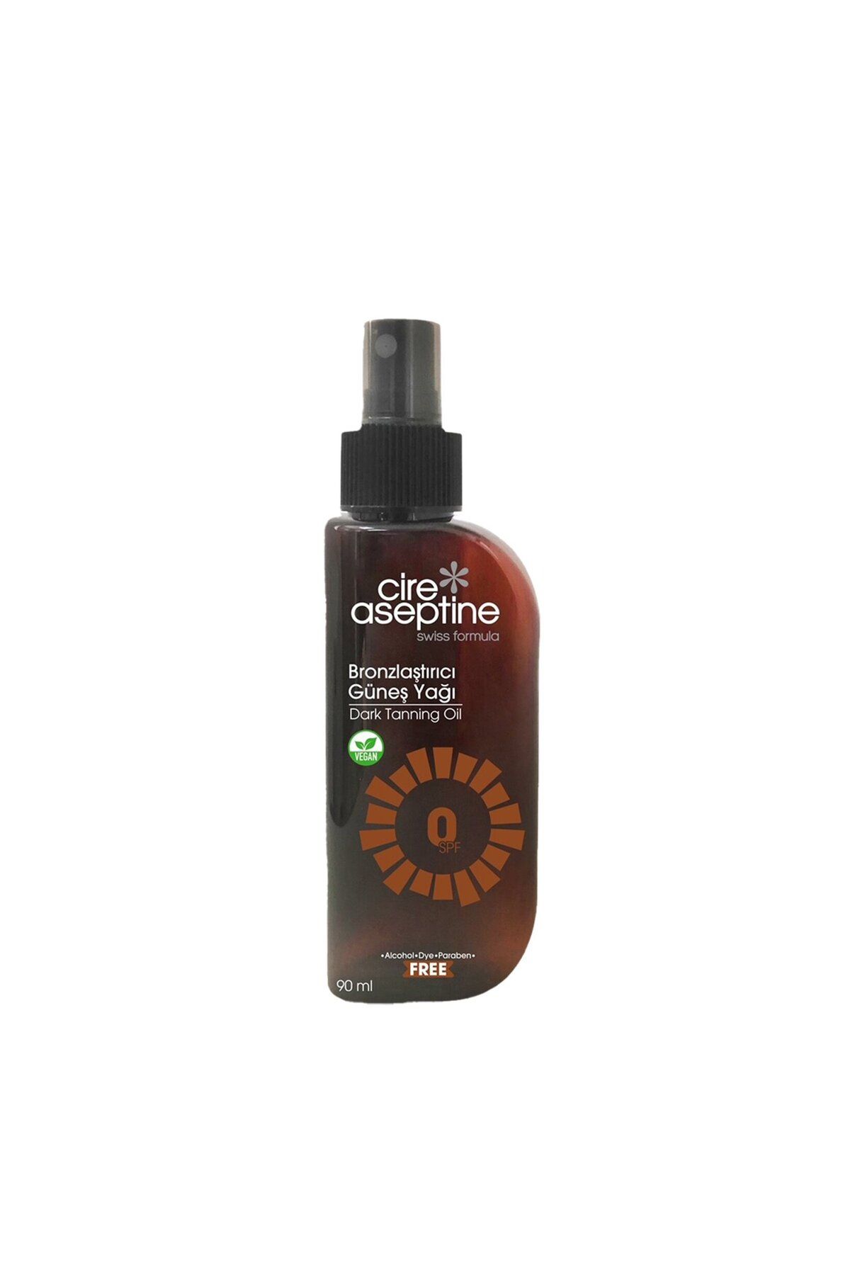 MATMEL Cireaseptine Bronzlaştırıcı Güneş Yağı 0 Spf 90Ml