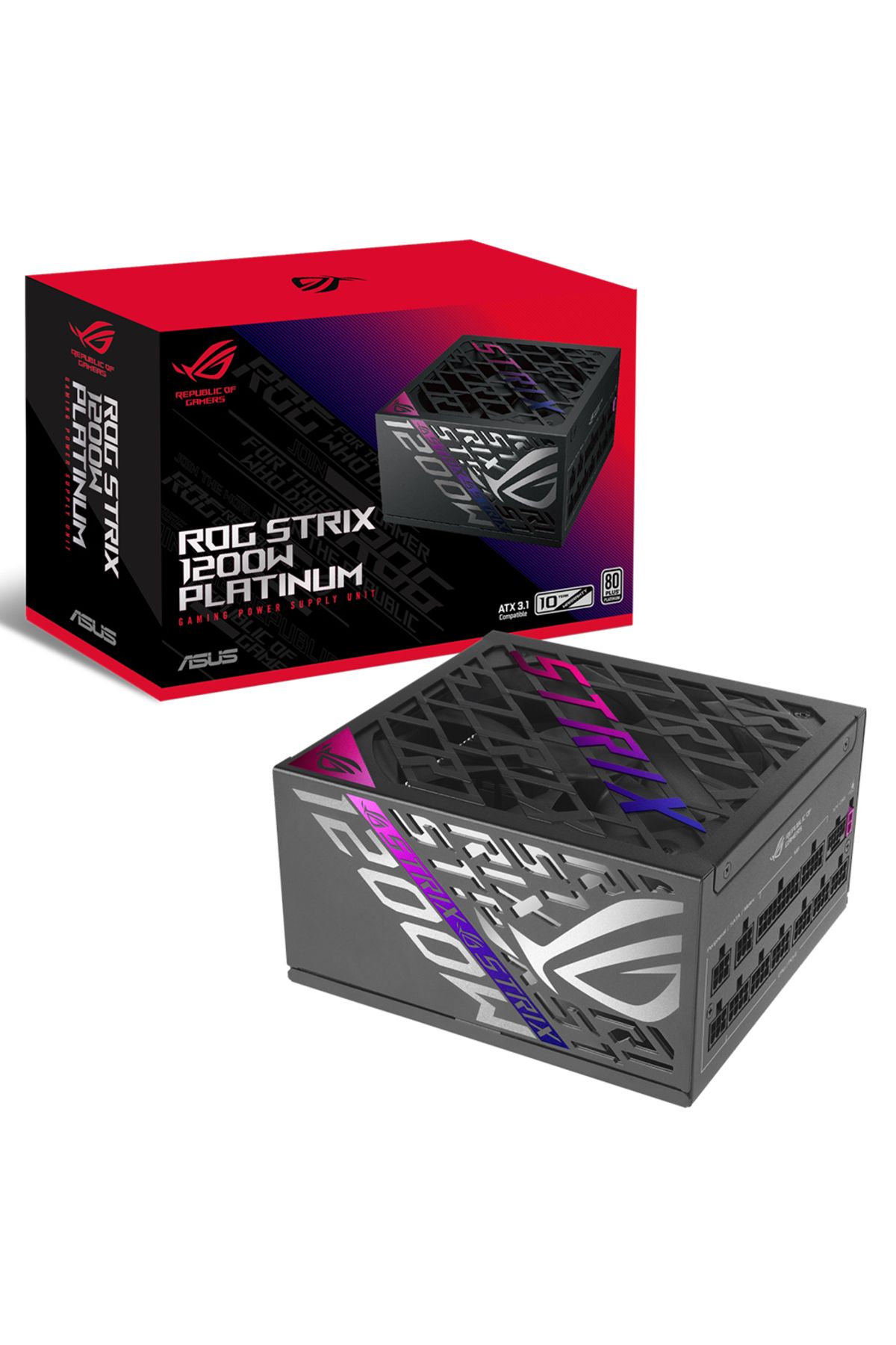 ASUS ROG Strix 1200P 1200W 80+ Platinum Full Modüler Gaming Power Supply (90YE00W0-B0NA00)