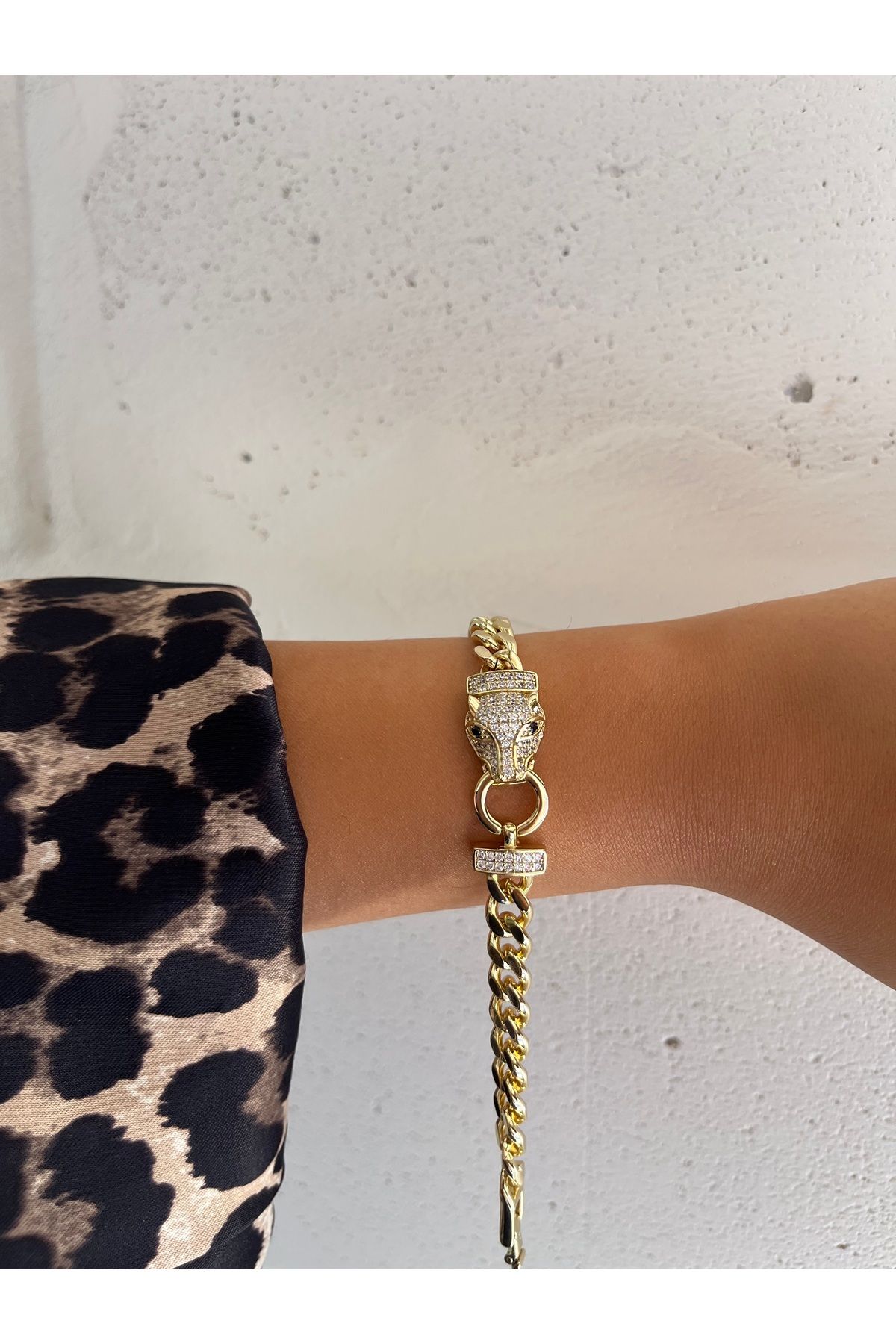 XUPING JEWELRY Xuping Marka Kaplan Model 14 K Renk Tonu Bileklik