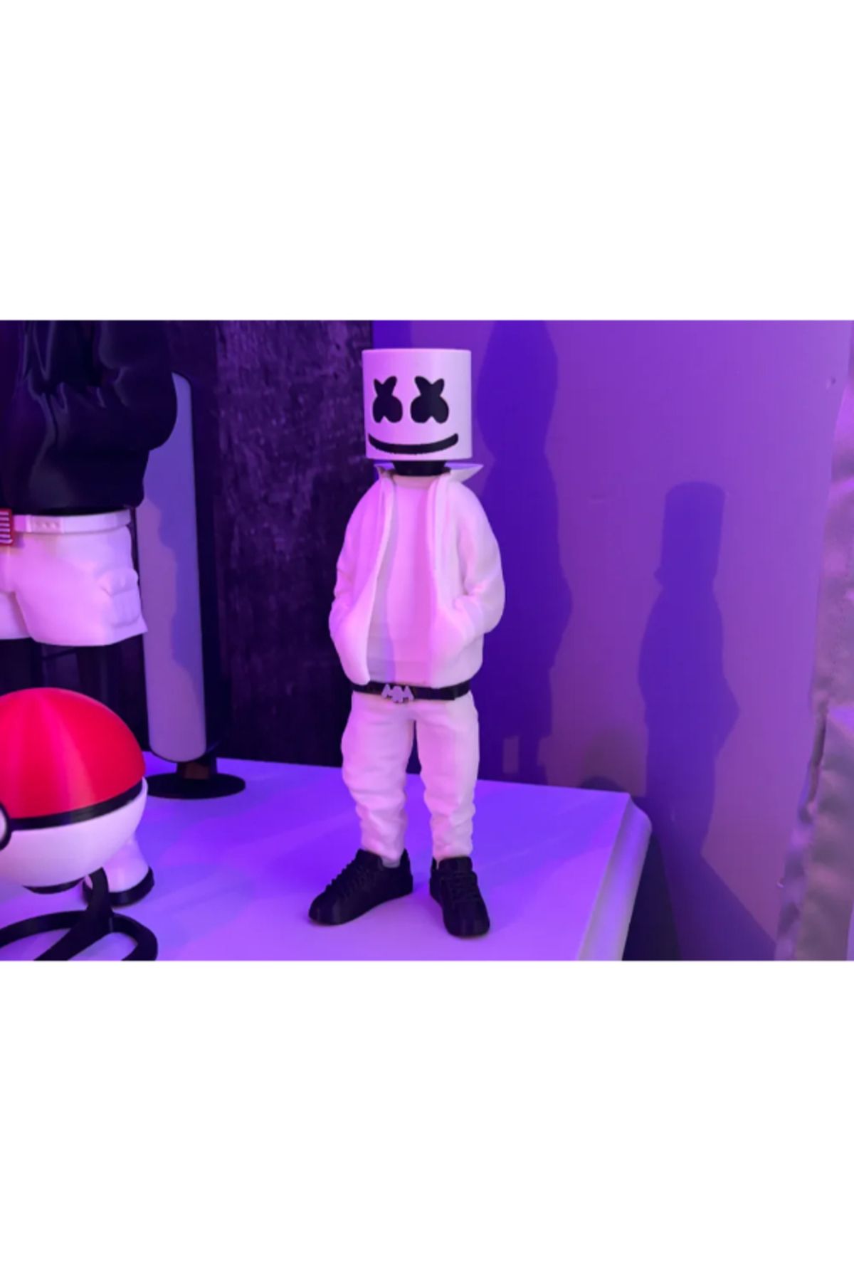 NOMOTHETIC Urban Bugs Bunny için Marshmello Başlığı – Özel Tasarım Parça