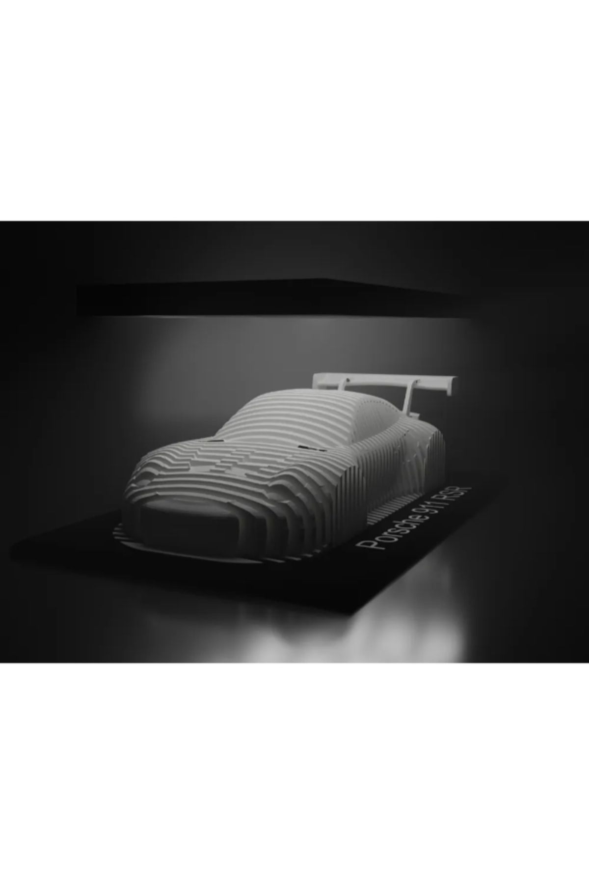 NOMOTHETIC Porsche 911 RSR – Katmanlı Dekoratif Heykel