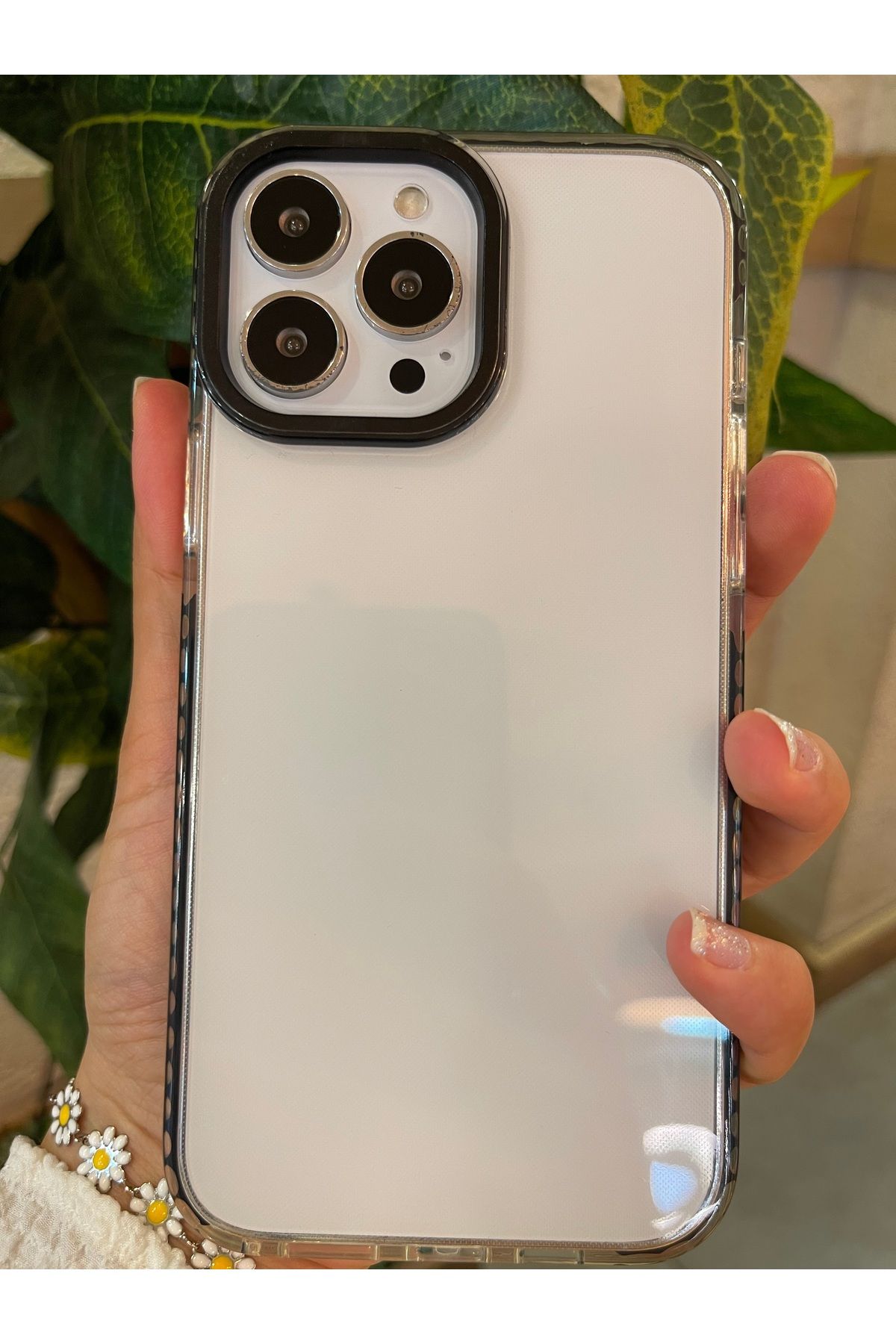 RİZVO Iphone 14 PRO Uyumlu Impact Serisi Lüks Darbe Emici Kaymaz Esnek Silikon Şeffaf Kılıf