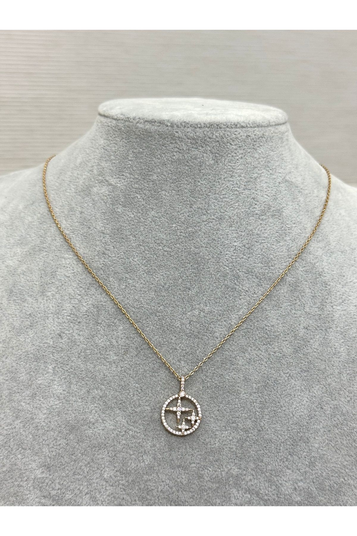 XUPING JEWELRY 316L zirkon taşlı çelik kolye paslanmaz kararmaz