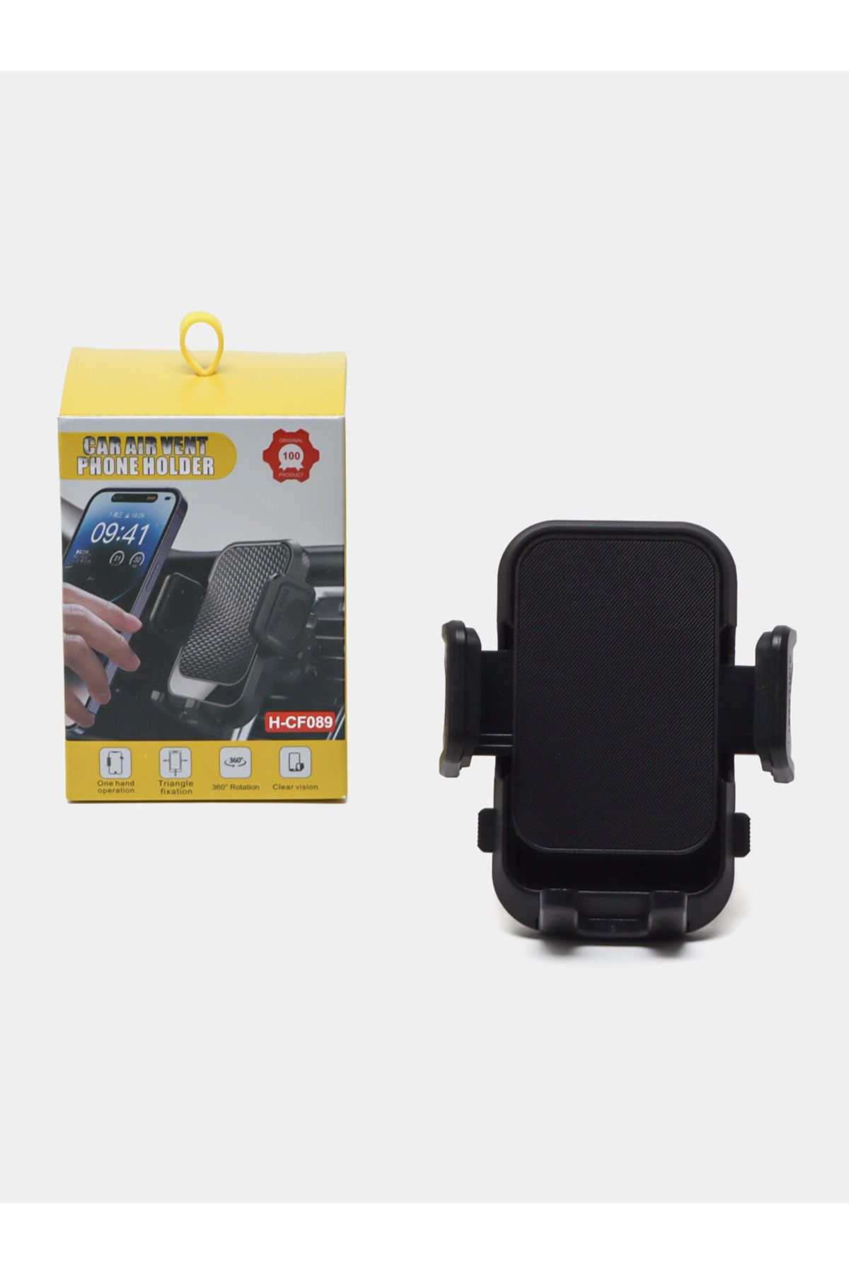 Canpay Araba Araç İçi Telefon Havalandırma Klipsli, Otomatik Açılır, 360° Dönebilir, Güçlü Sarsılmaz Tutuş