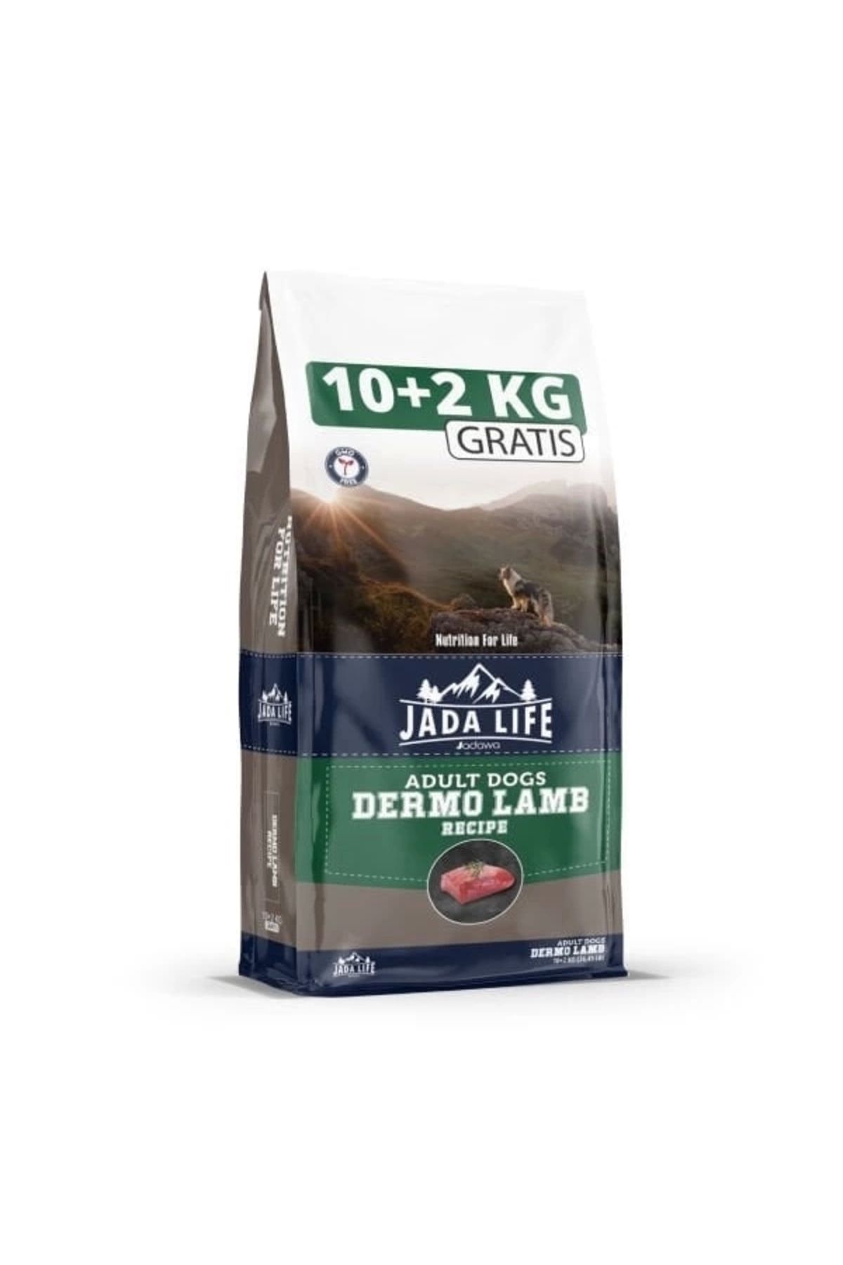 No8 Home Jada Life Dermo Kuzu Etli Yetişkin Köpek Maması 10 Kg + 2 Kg Hediyeli