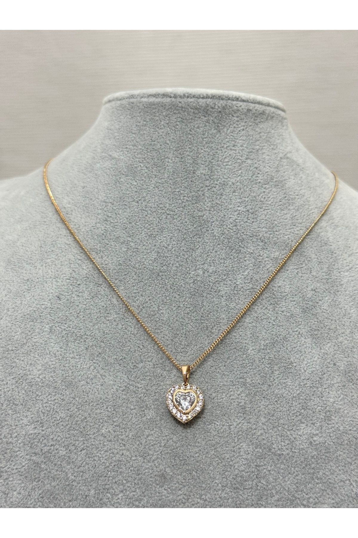 XUPING JEWELRY 316L kalpli taşlı çelik kolye paslanmaz kararmaz