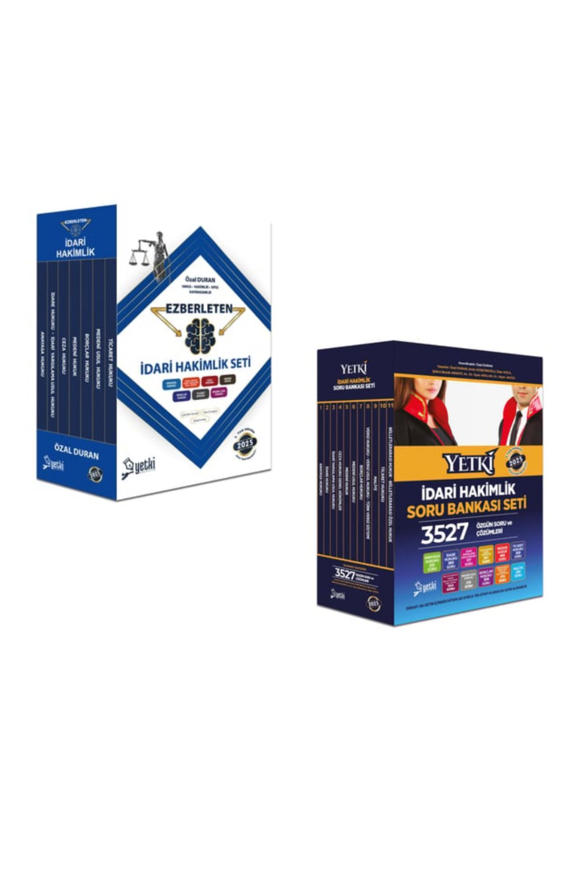 Yetki Yayıncılık İDARİ HAKİMLİK EZBERLETEN SET + İDARİ HAKİMLİK SORU BANKASI SETİ 2025