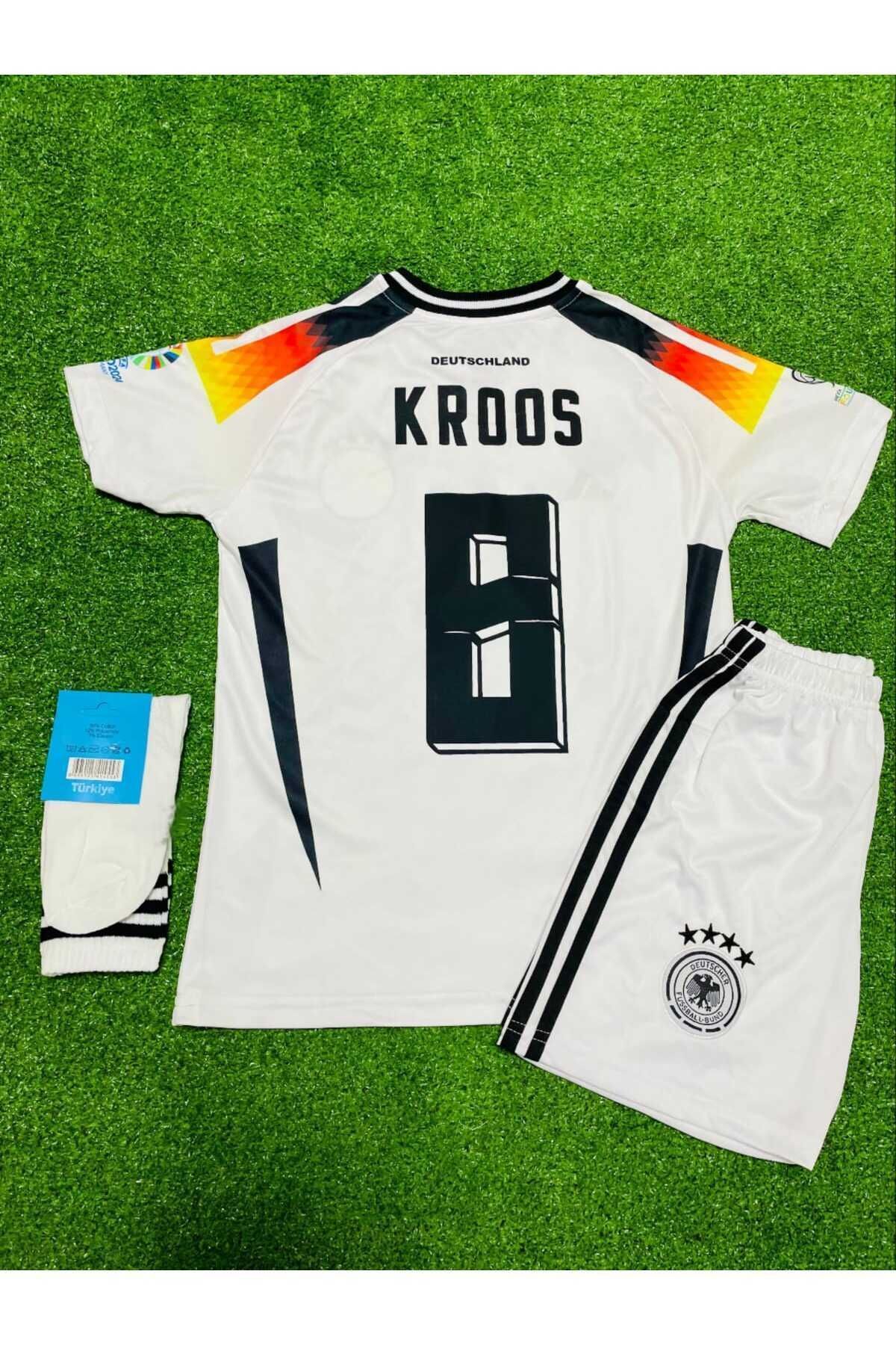 Atlas Global Almanya Euro 2024 Toni Kroos İç Saha Çocuk Forması 3'lü Set
