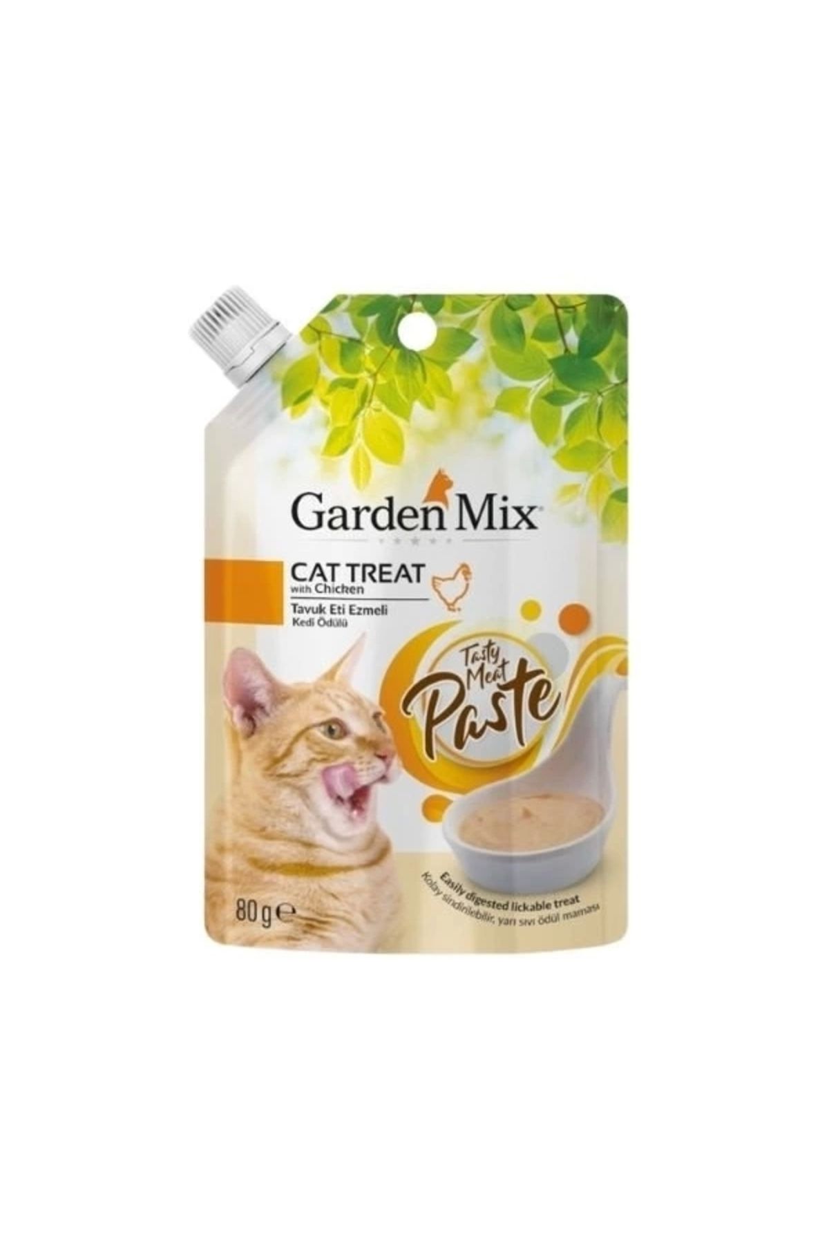 No8 Home Garden Mix Tavuk Etli Ezme Sıvı Kedi Ödül Maması 80 Gr