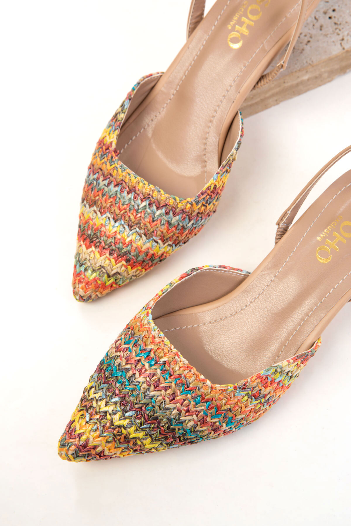 SOHO  Kırmızı-Multi Kadın Klasik Topuklu Ayakkabı 20650 - Görsel 6