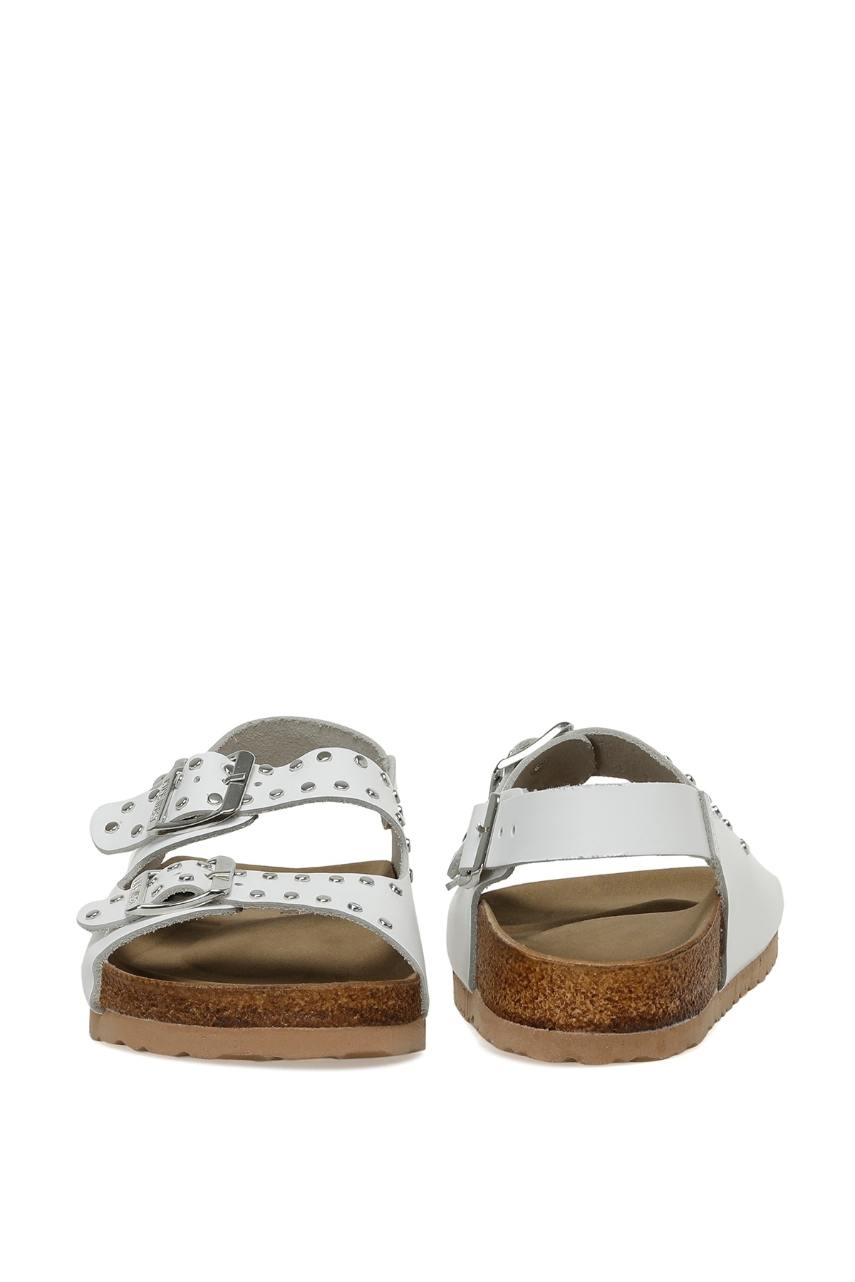 Nine West-Rıla 3fx Weiße Damen-Sandalen mit dicker Sohle 5