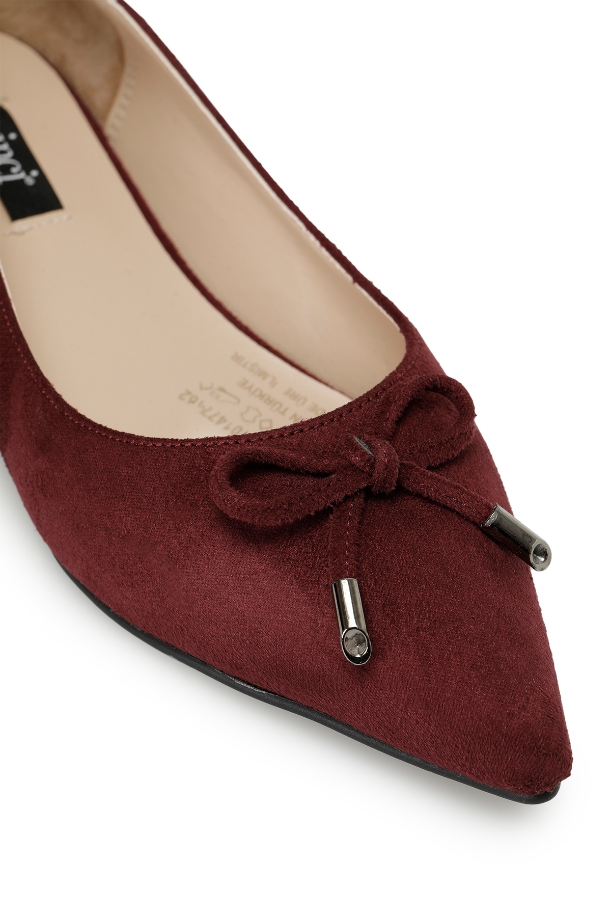 İnci-Dámské baleríny INCI HELEN 3PR Claret Red 7