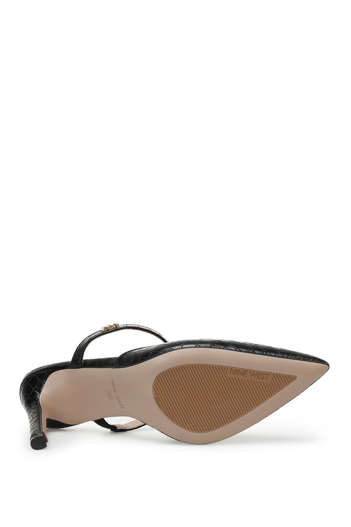 دمپایی مشکی زنانه سیاه Ahlona 2pl Nine West